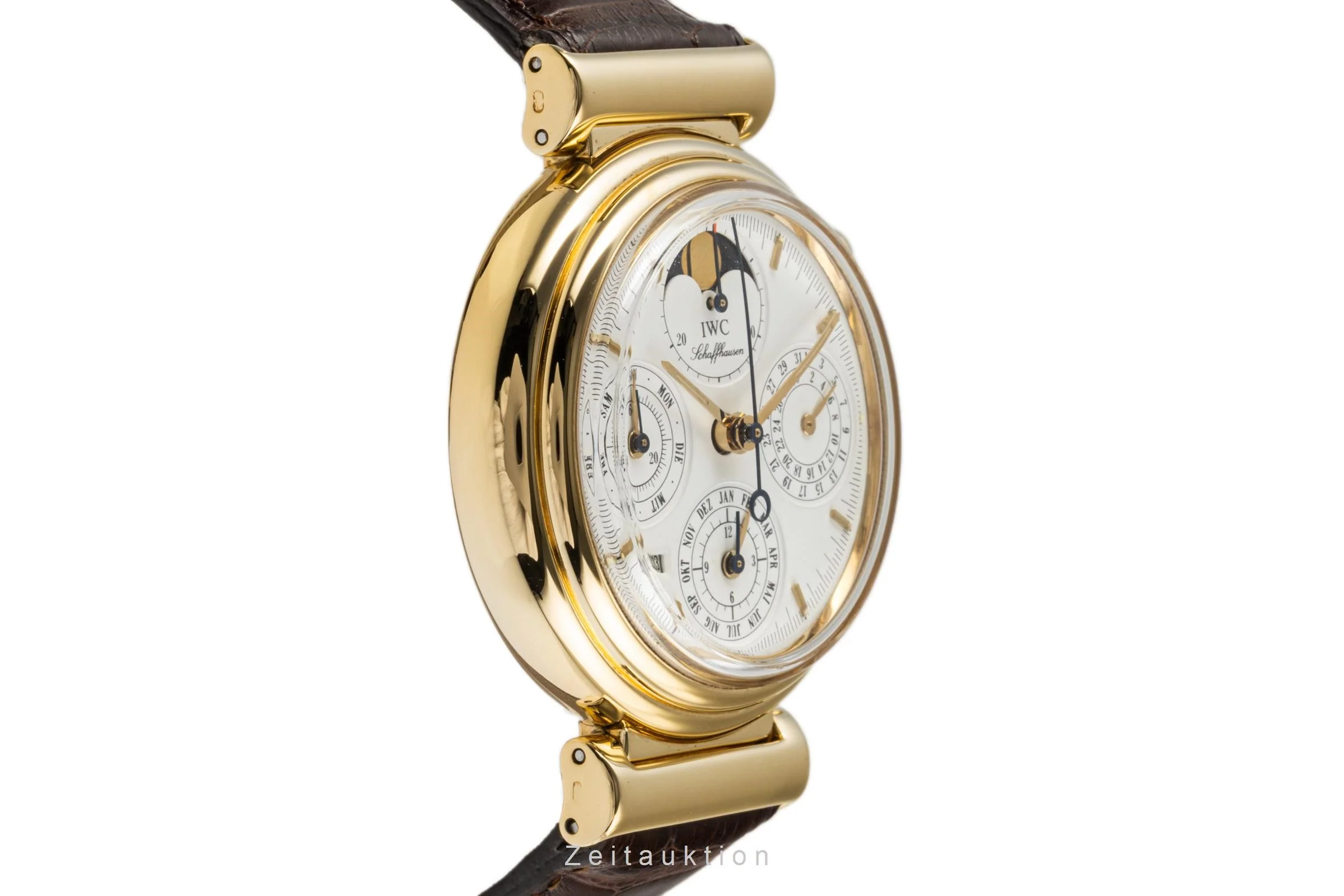 IWC Da Vinci chronograph 18 ct gold automatic men's watch 3750 VP: 41500EUR  [2300006] - Image 7