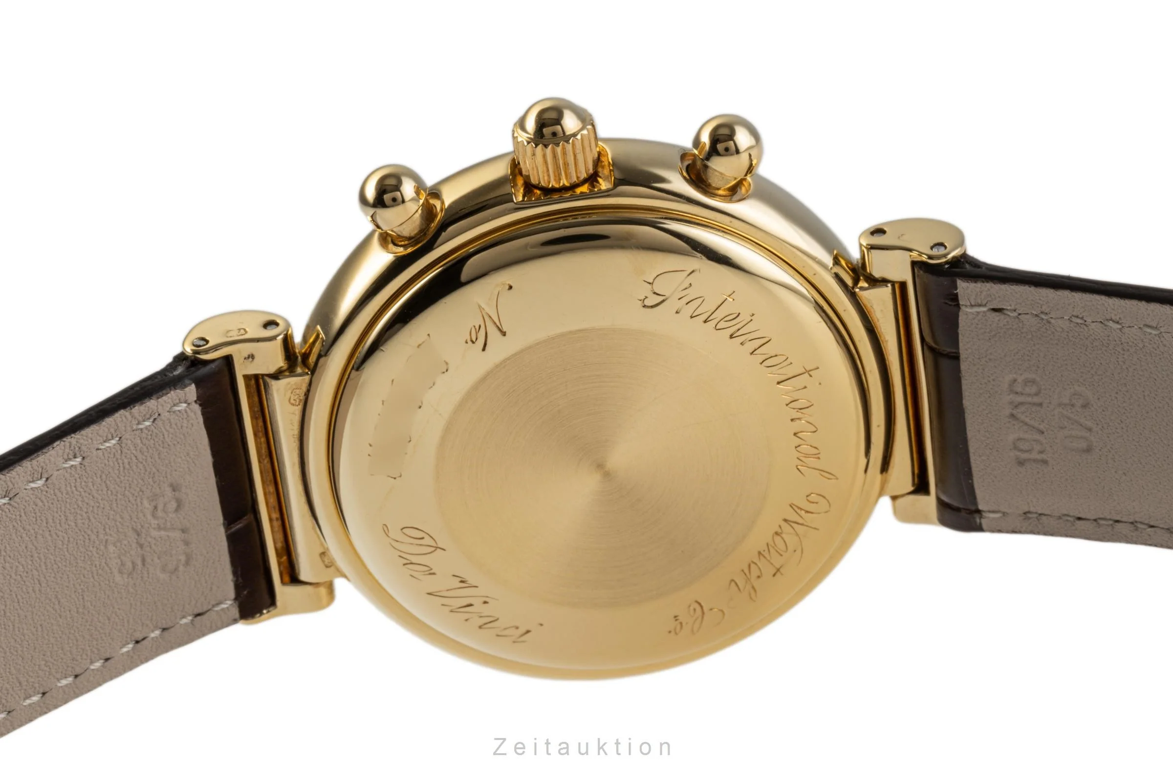 IWC Da Vinci chronograph 18 ct gold automatic men's watch 3750 VP: 41500EUR  [2300006] - Image 9