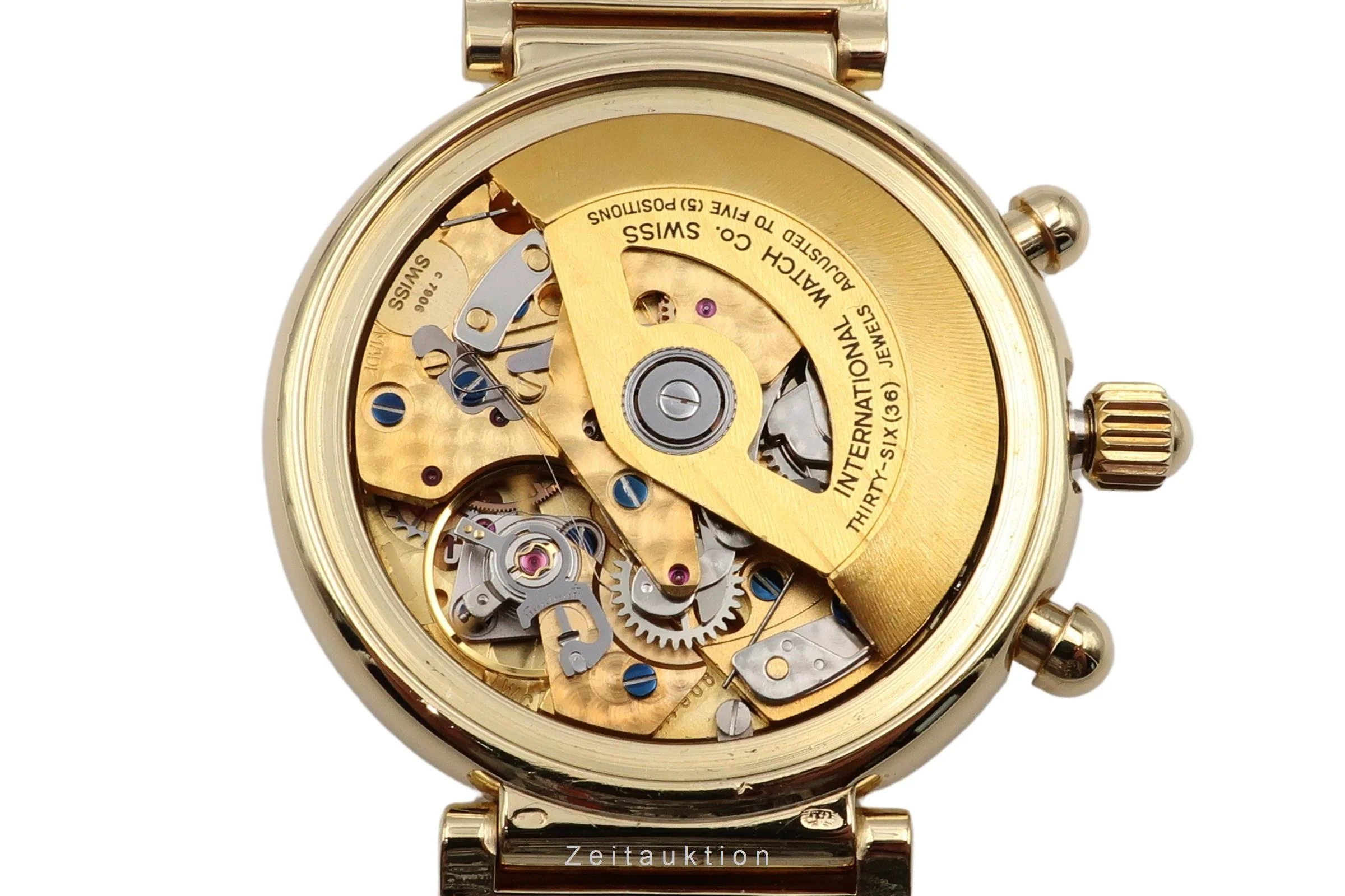 IWC Da Vinci chronograph 18 ct gold automatic men's watch IW375001  [2505606] - Image 14