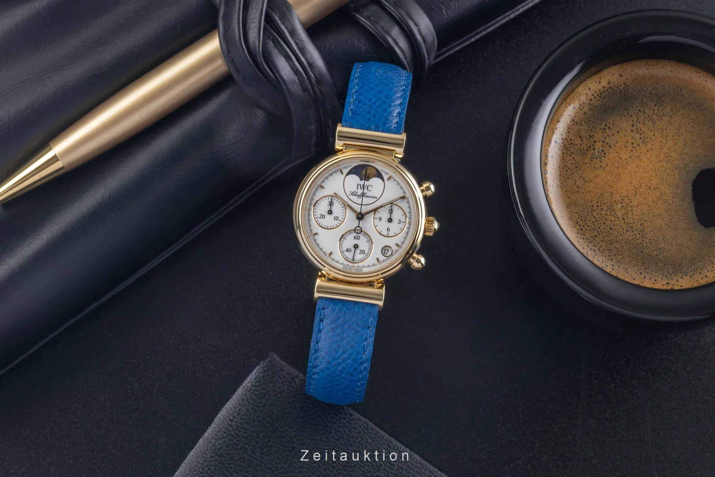 IWC Da Vinci chronograph 18 ct gold quartz women's watch IW373601  [2501304] - Image 4