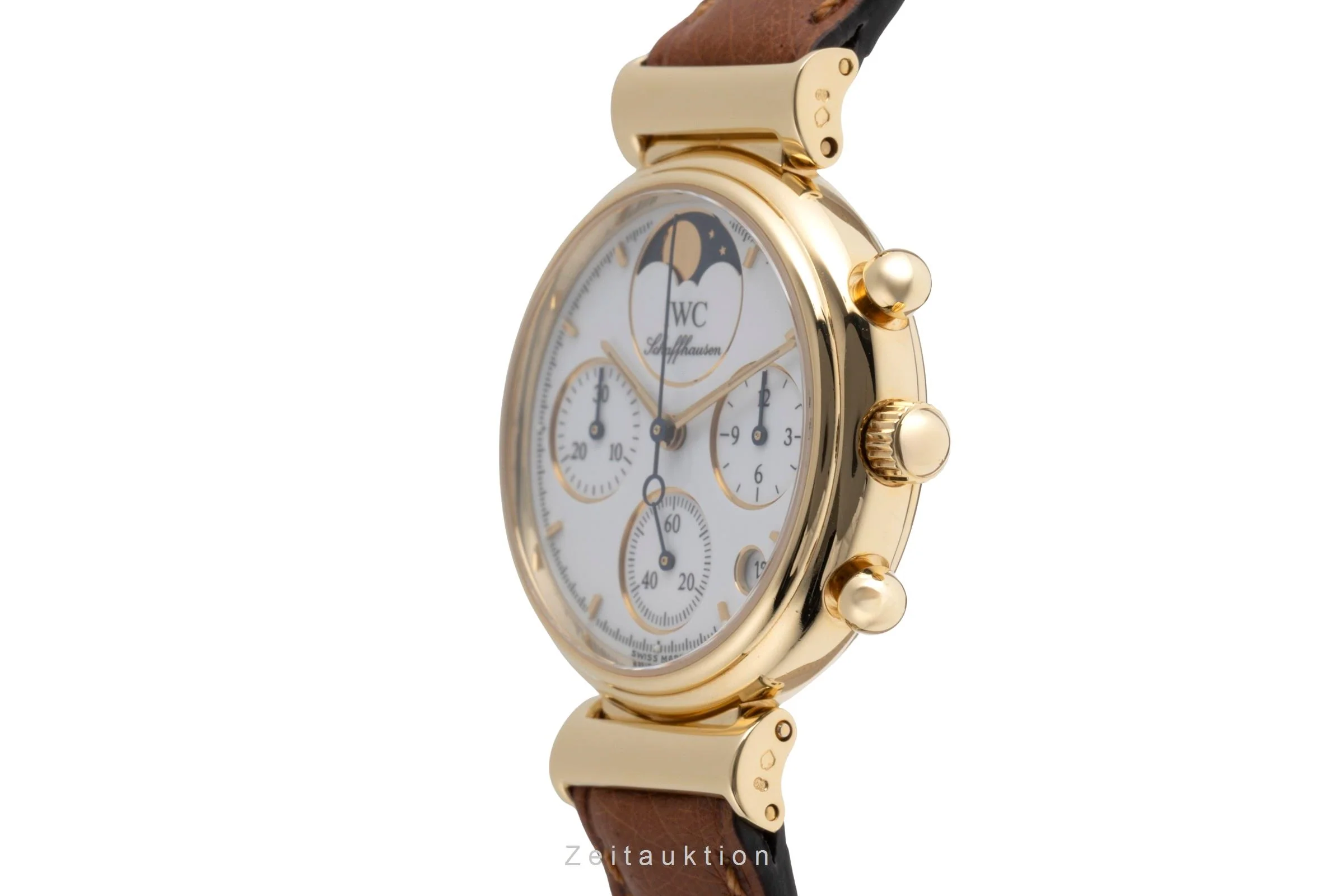 IWC Da Vinci chronograph 18 ct gold quartz women's watch IW373601  [2502139] - Image 7