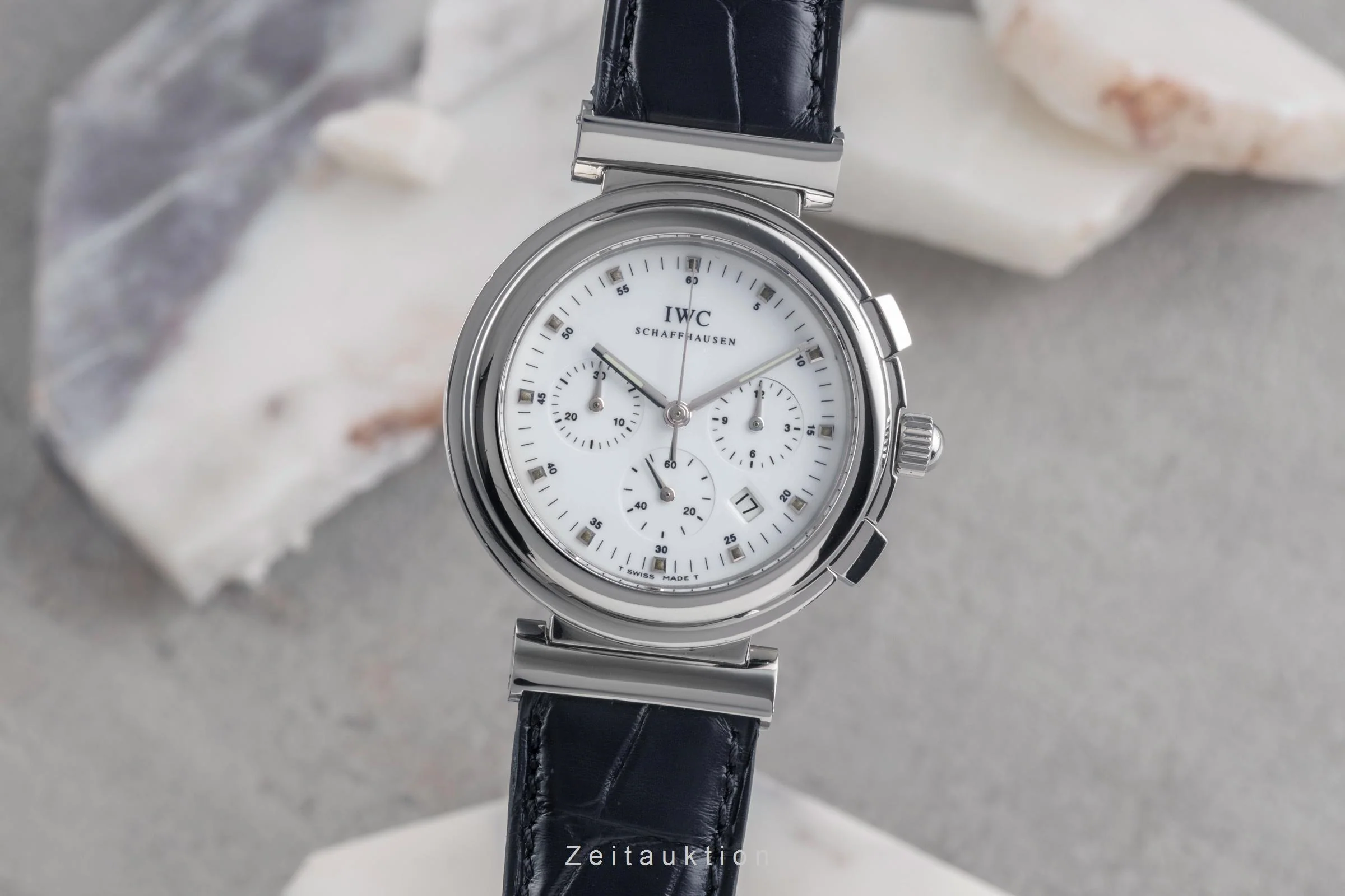 IWC Da Vinci chronograph steel quartz men's watch IW372802  [2503806] - Image 2