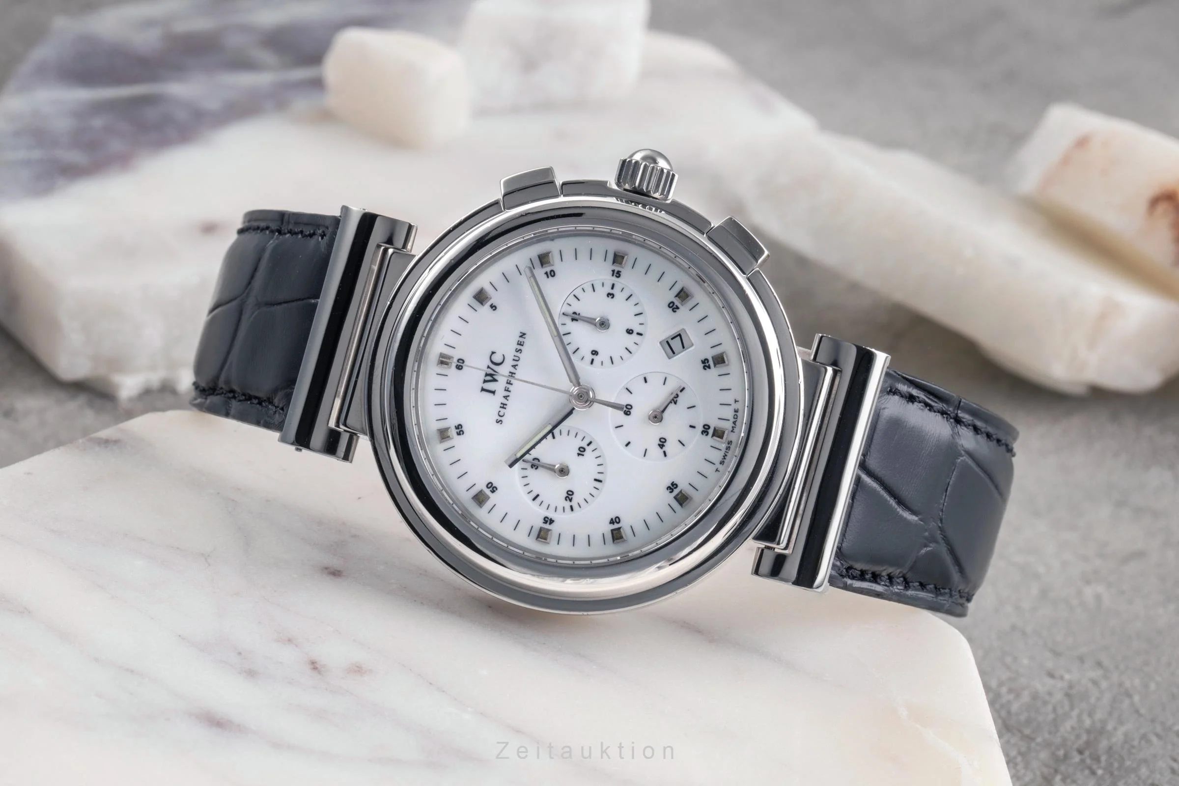 IWC Da Vinci chronograph steel quartz men's watch IW372802  [2503806] - Image 3