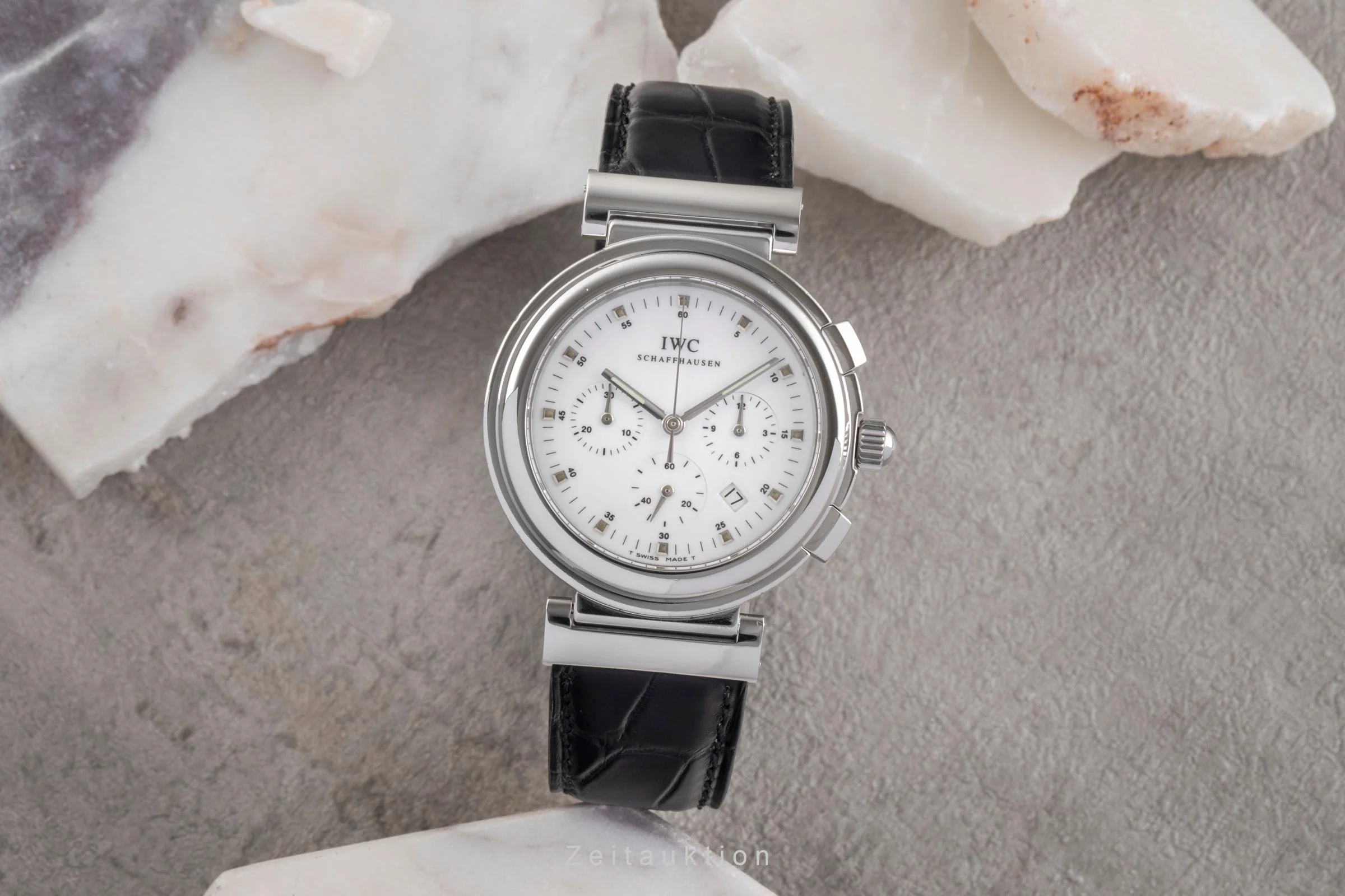 IWC Da Vinci chronograph steel quartz men's watch IW372802  [2503806] - Image 4