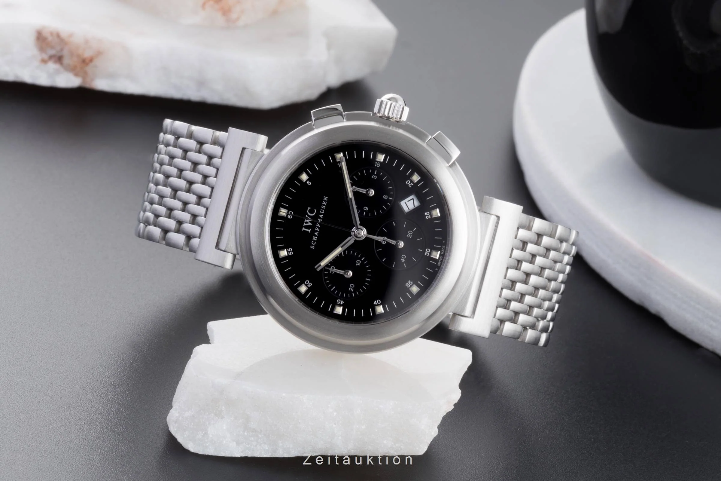 IWC Da Vinci chronograph steel quartz men's watch IW372805  [2406178] - Image 2