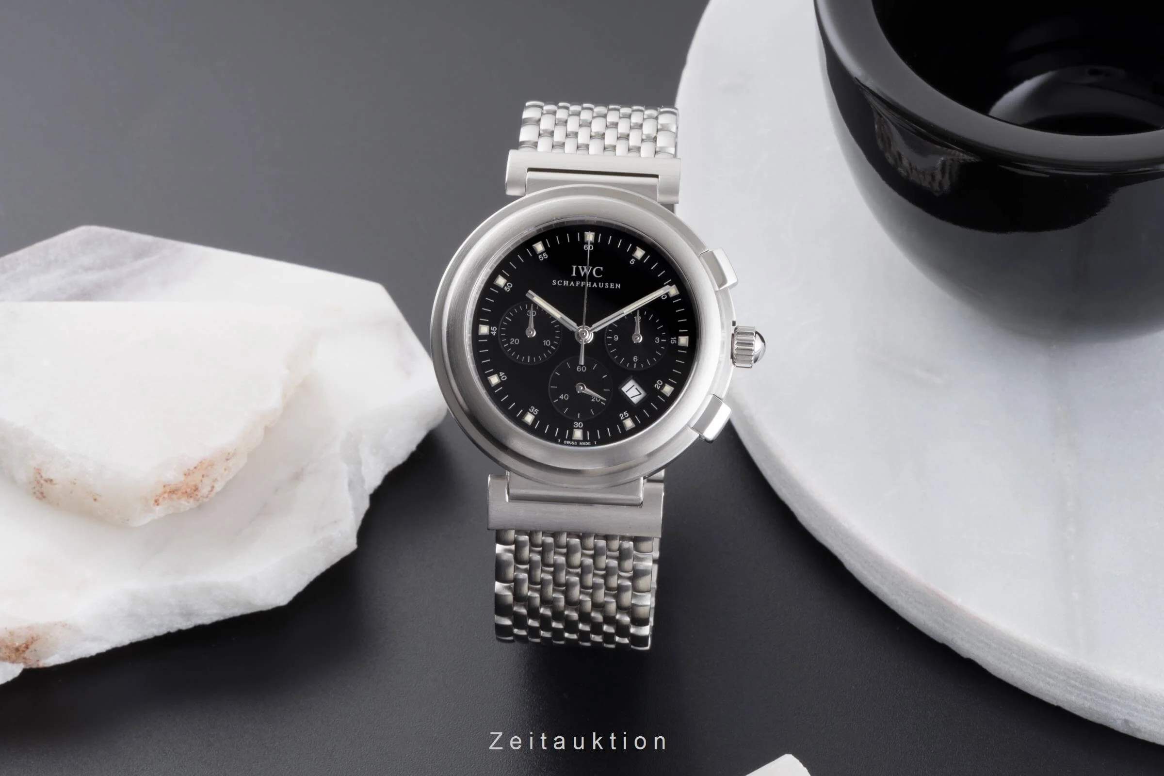 IWC Da Vinci chronograph steel quartz men's watch IW372805  [2406178] - Image 3
