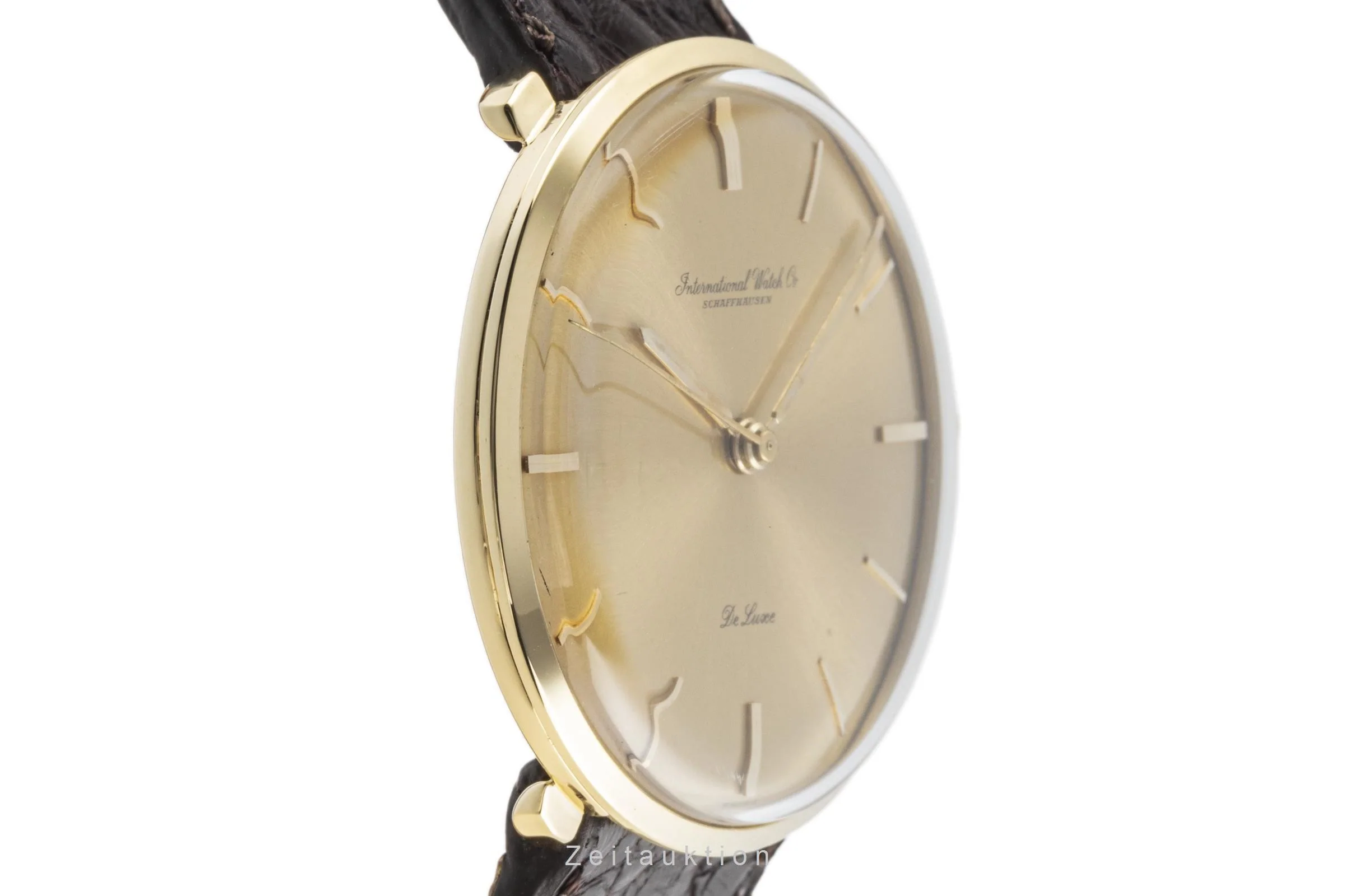 IWC De Luxe 18 ct gold manual winding men's watch  [2207306] - Image 7