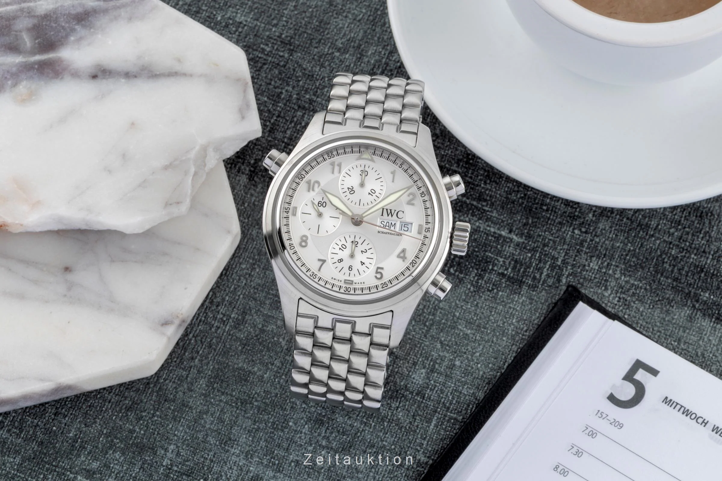 IWC Doppelchronograph chronograph steel automatic men's watch IW371301  [2600286] - Image 4
