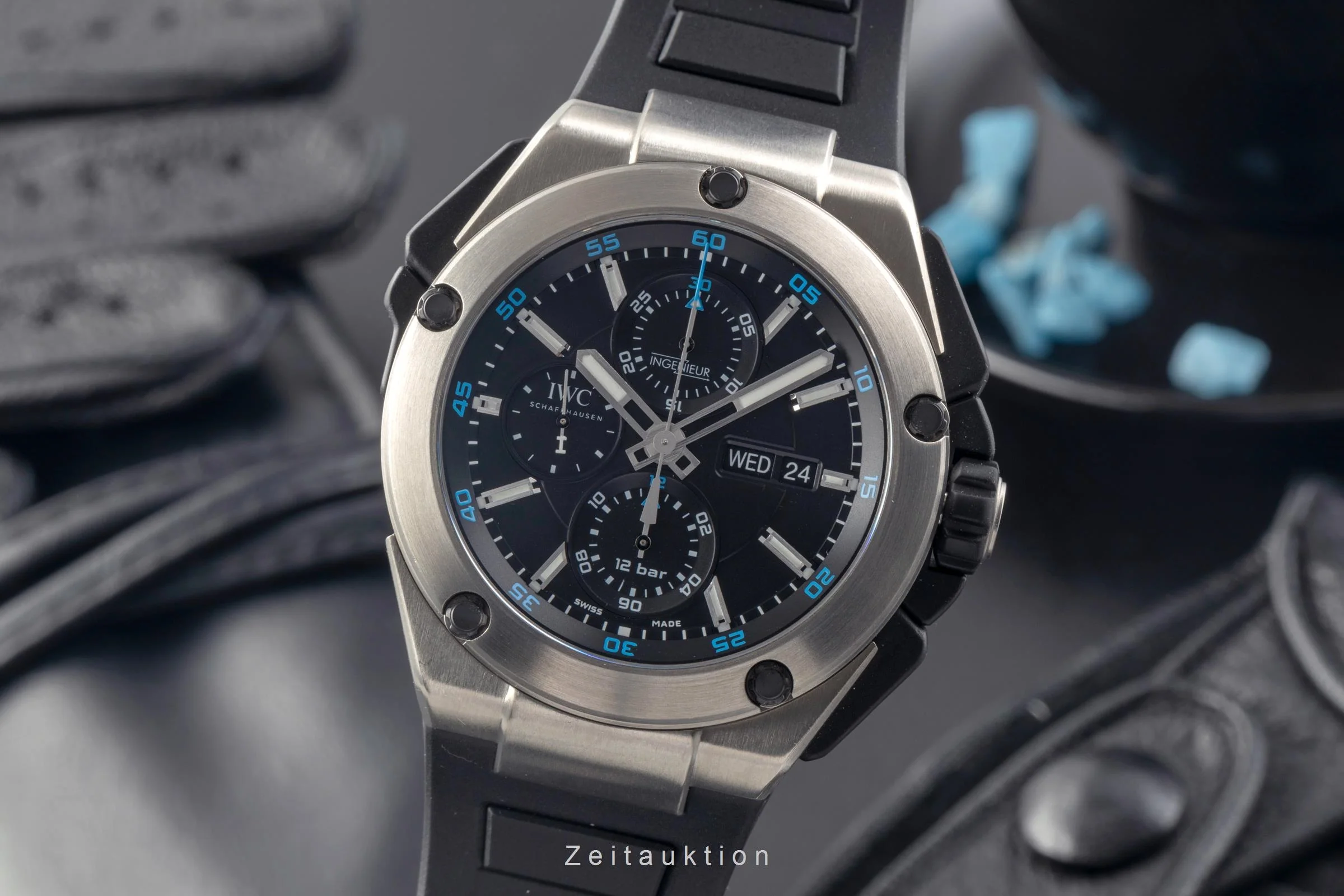 IWC Doppelchronograph chronograph titanium automatic men's watch IW386503  [2503396] - Image 2