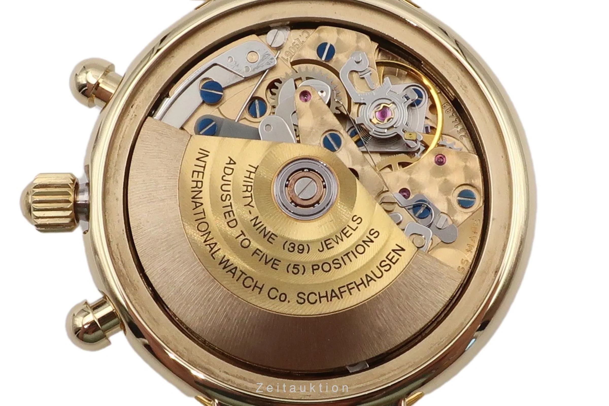 IWC Ewiger Kalender chronograph 18 ct gold automatic men's watch IW375001  [2503284] - Image 14