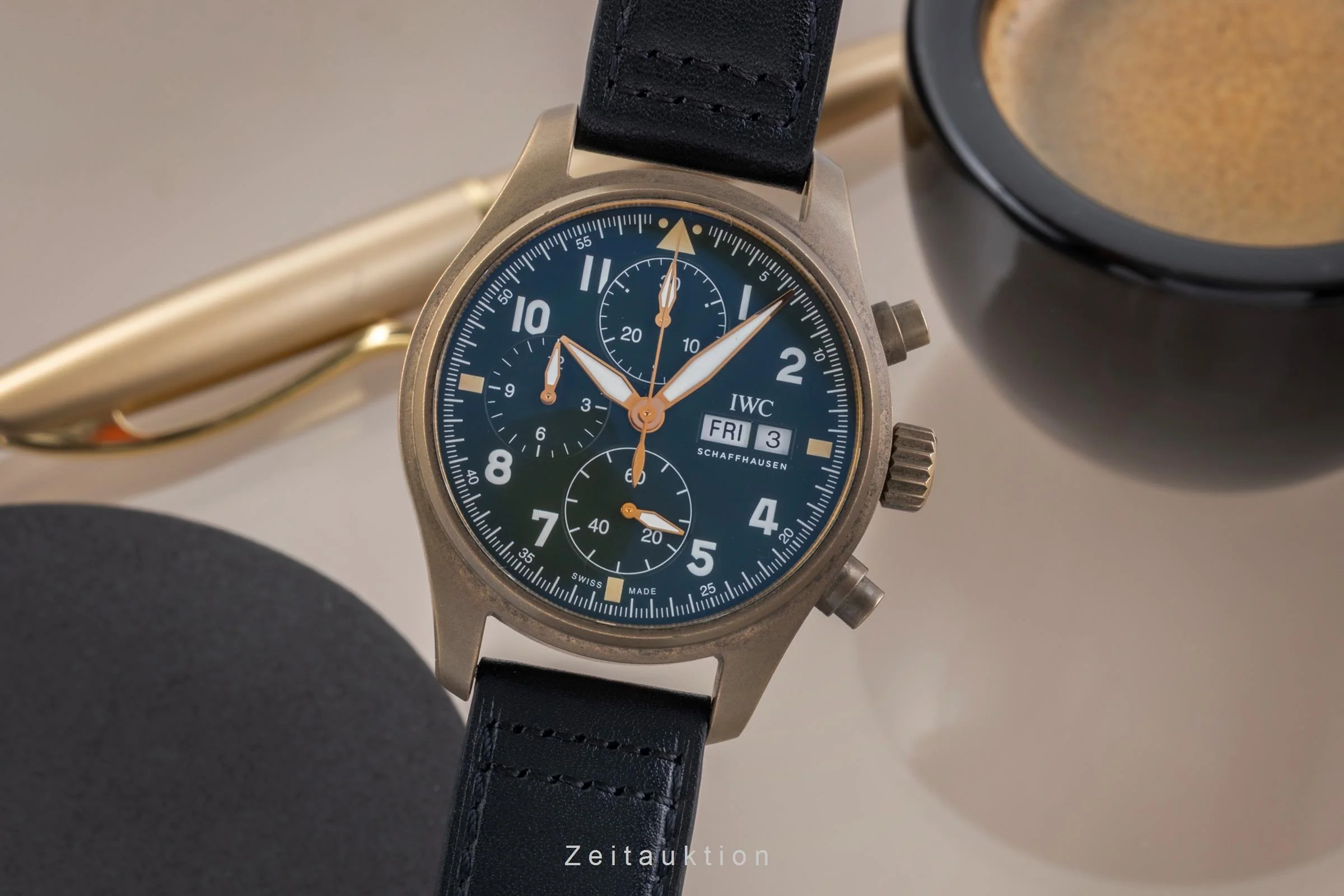 IWC Fliegerchronograph chronograph bronze automatic men's watch IW387902  [2506332] - Image 2