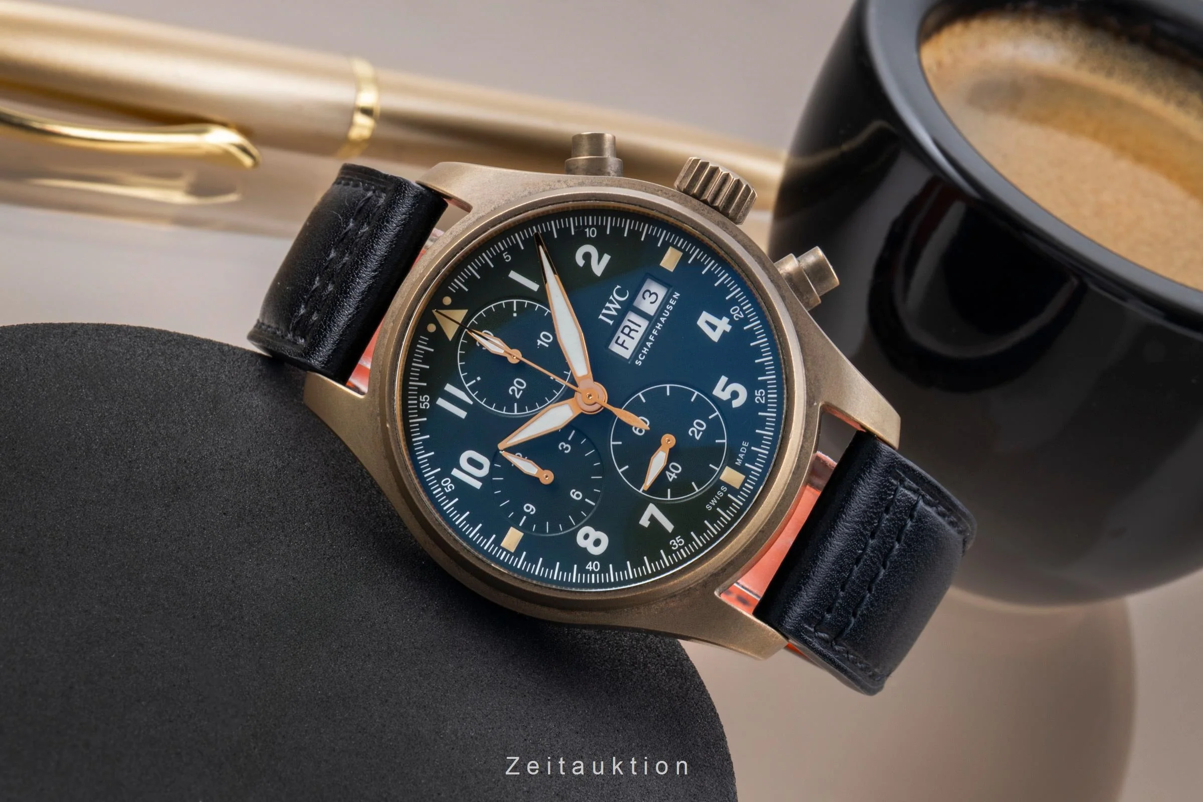 IWC Fliegerchronograph chronograph bronze automatic men's watch IW387902  [2506332] - Image 3