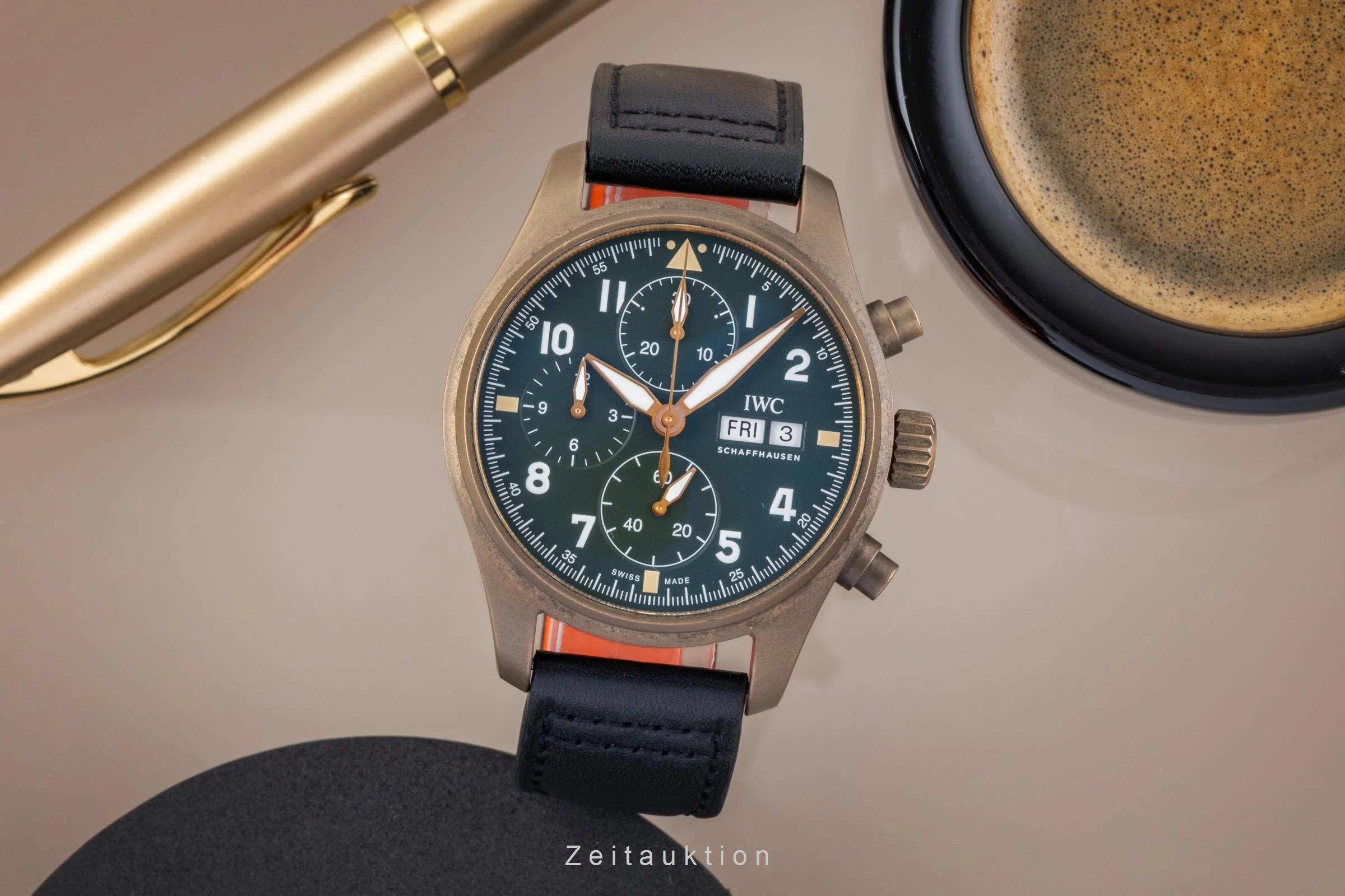 IWC Fliegerchronograph chronograph bronze automatic men's watch IW387902  [2506332] - Image 4