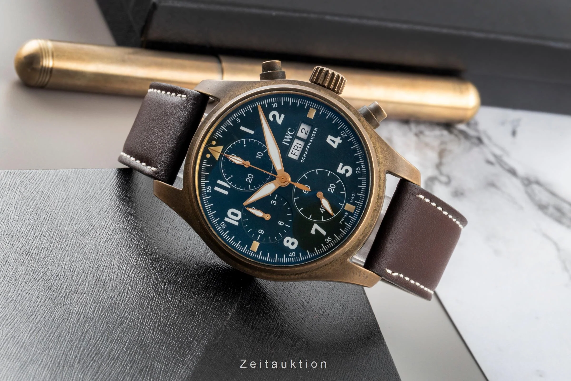 IWC Fliegerchronograph chronograph bronze automatic men's watch IW387902  [2507018] - Image 3