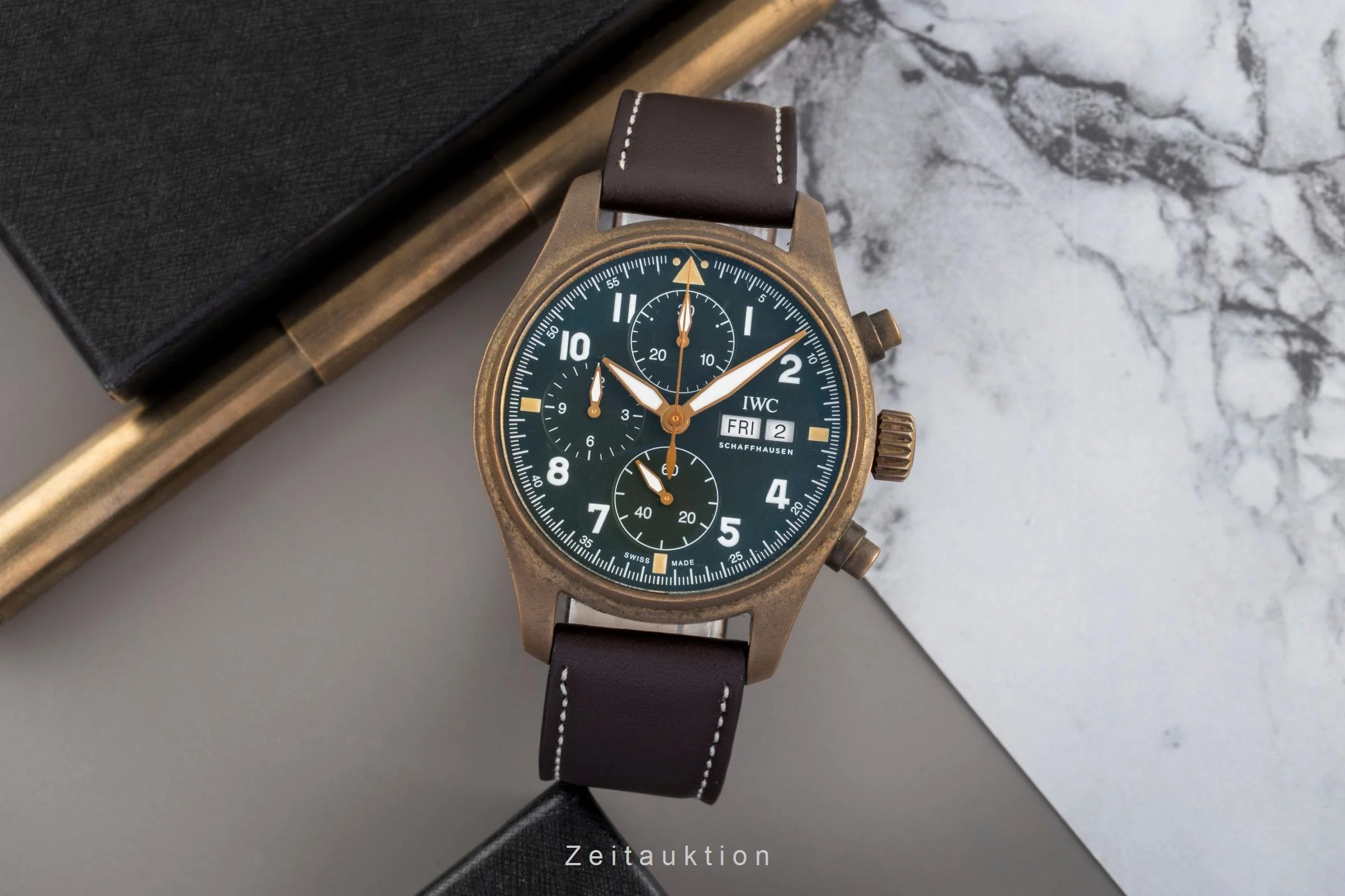 IWC Fliegerchronograph chronograph bronze automatic men's watch IW387902  [2507018] - Image 4