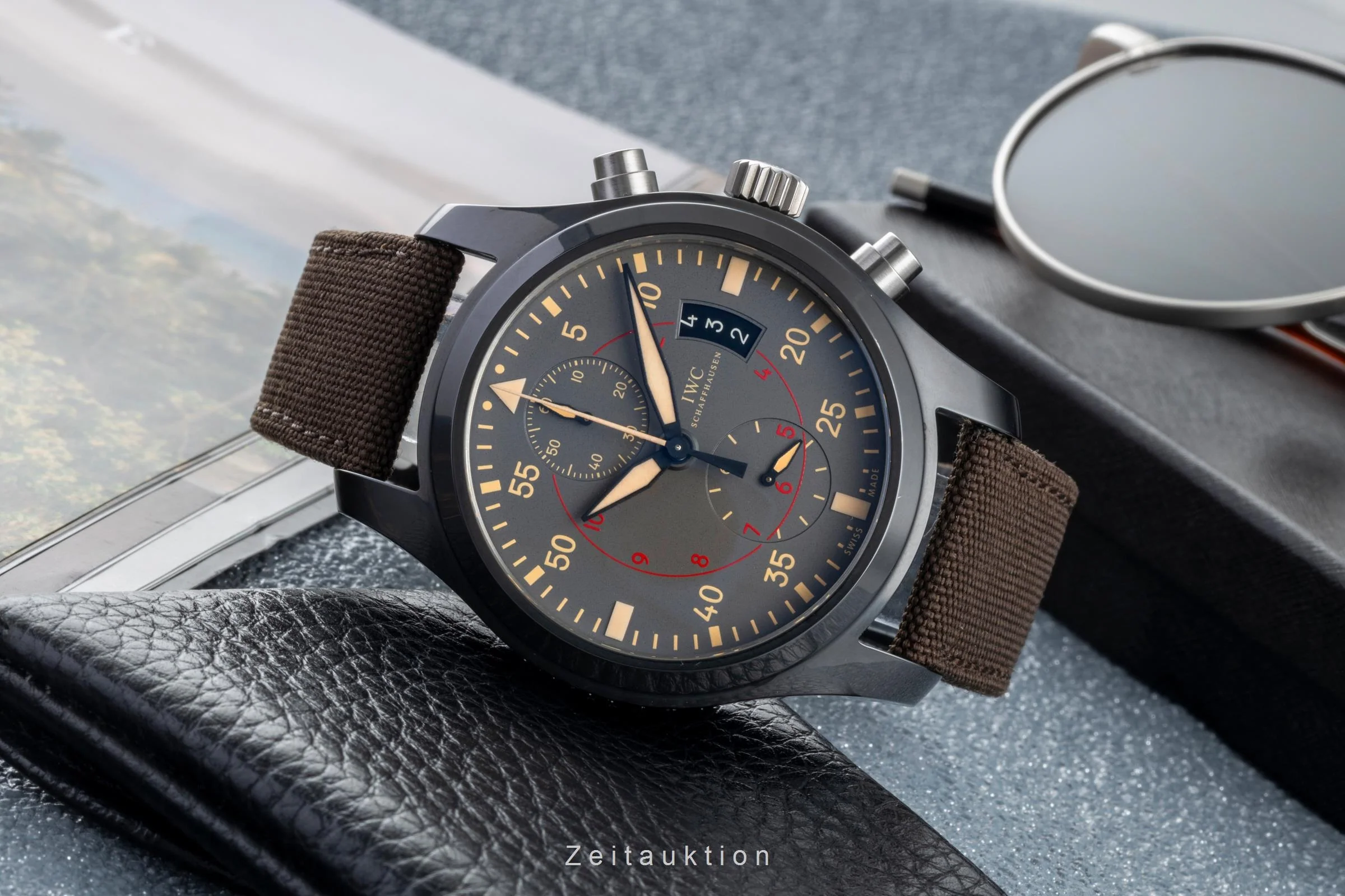 IWC Fliegerchronograph chronograph ceramic / titanium automatic men's watch IW388002  [2506425] - Image 3