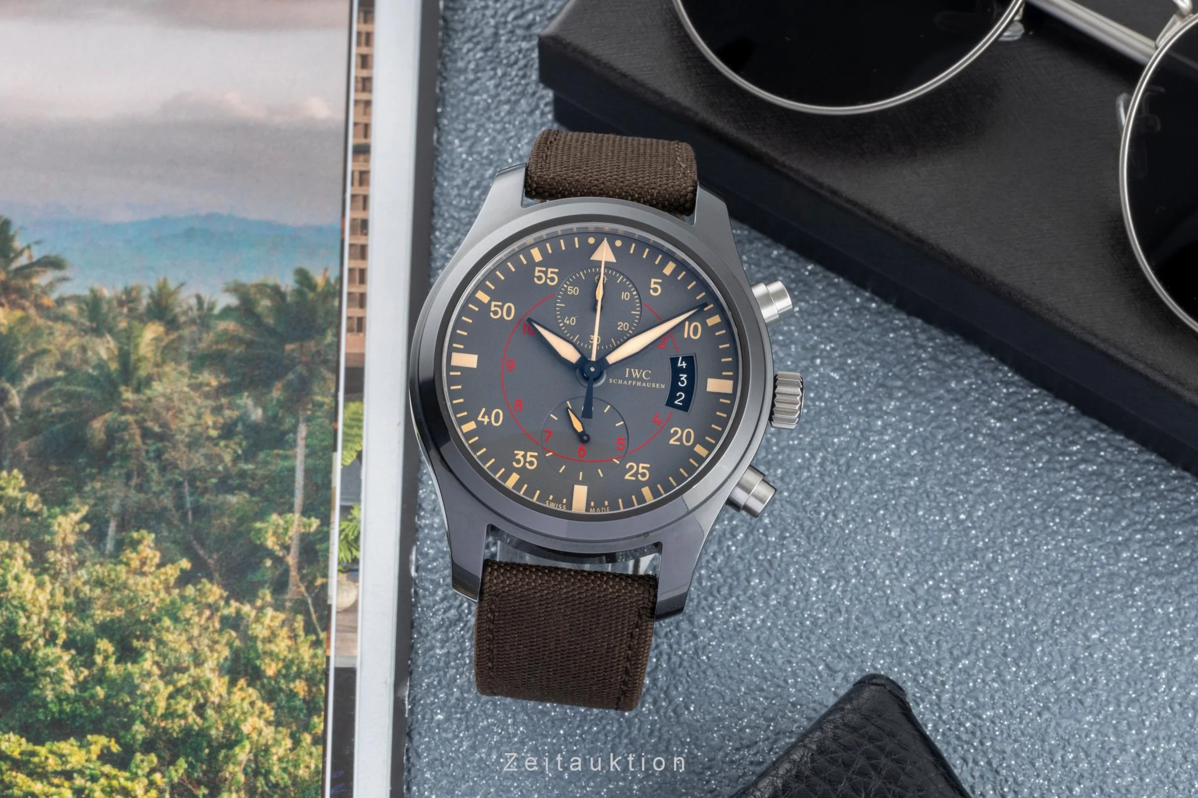 IWC Fliegerchronograph chronograph ceramic / titanium automatic men's watch IW388002  [2506425] - Image 4
