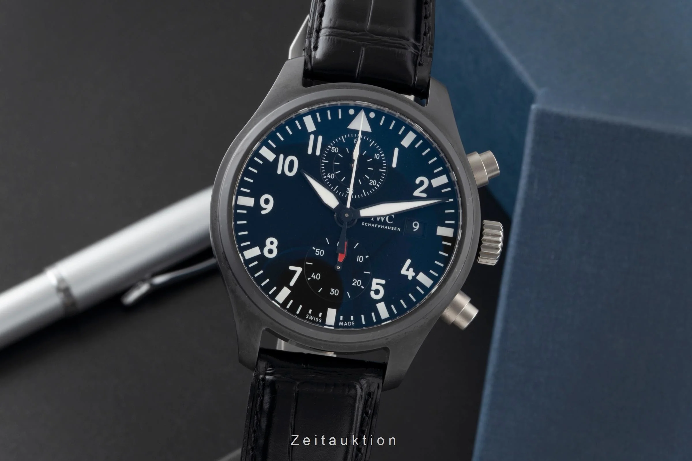 IWC Fliegerchronograph chronograph ceramic / titanium automatic men's watch IW389001 LP: 9900EUR  [2600460] - Image 2