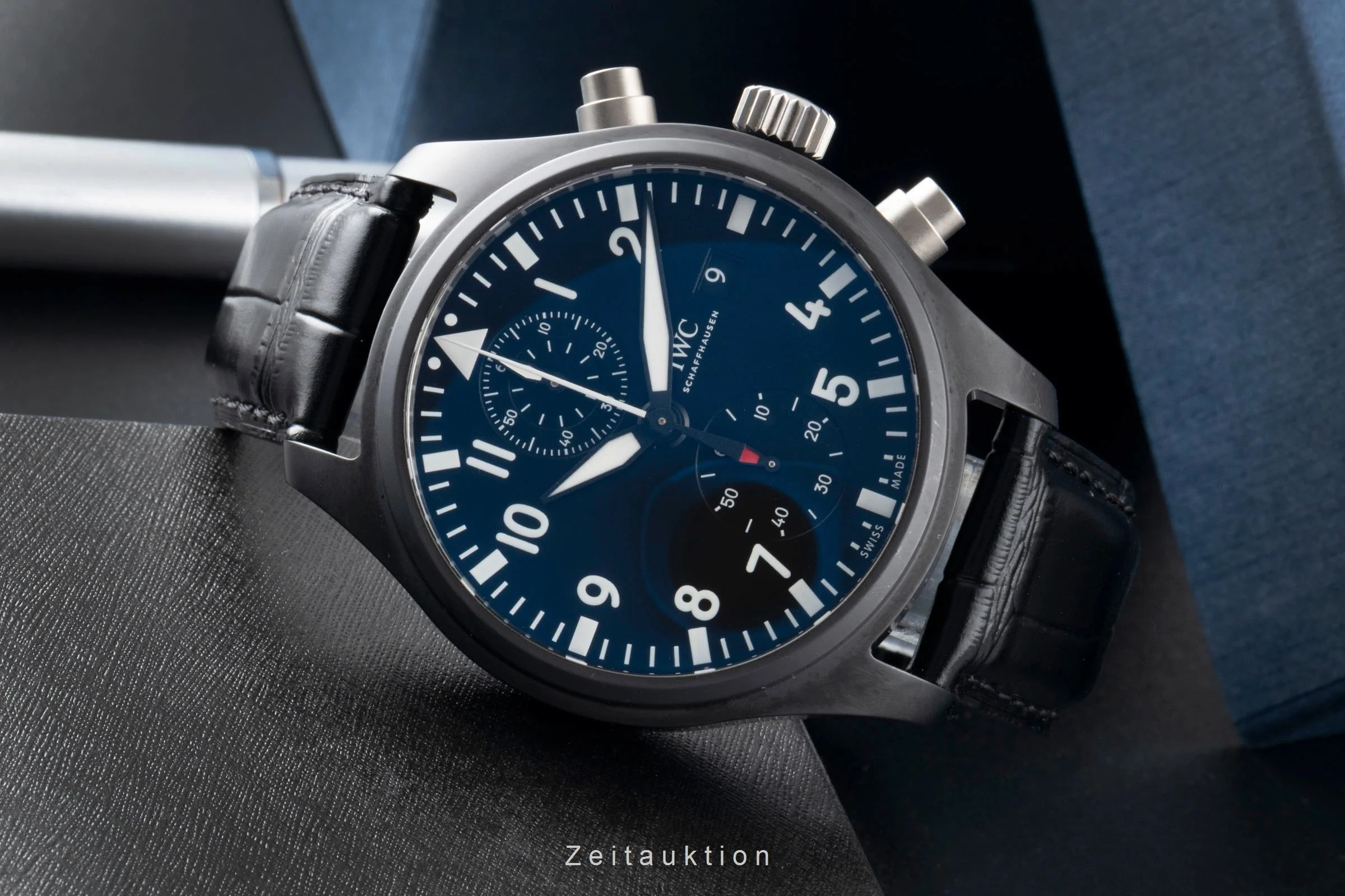 IWC Fliegerchronograph chronograph ceramic / titanium automatic men's watch IW389001 LP: 9900EUR  [2600460] - Image 3