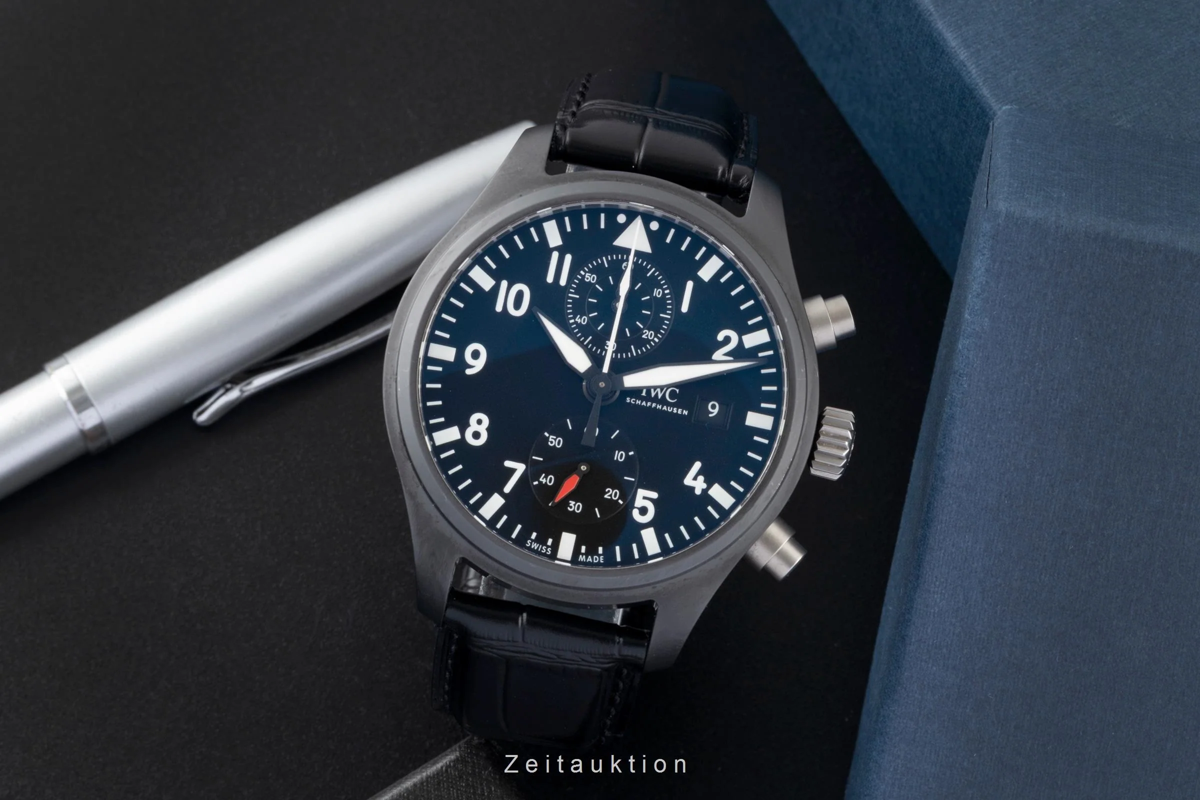 IWC Fliegerchronograph chronograph ceramic / titanium automatic men's watch IW389001 LP: 9900EUR  [2600460] - Image 4