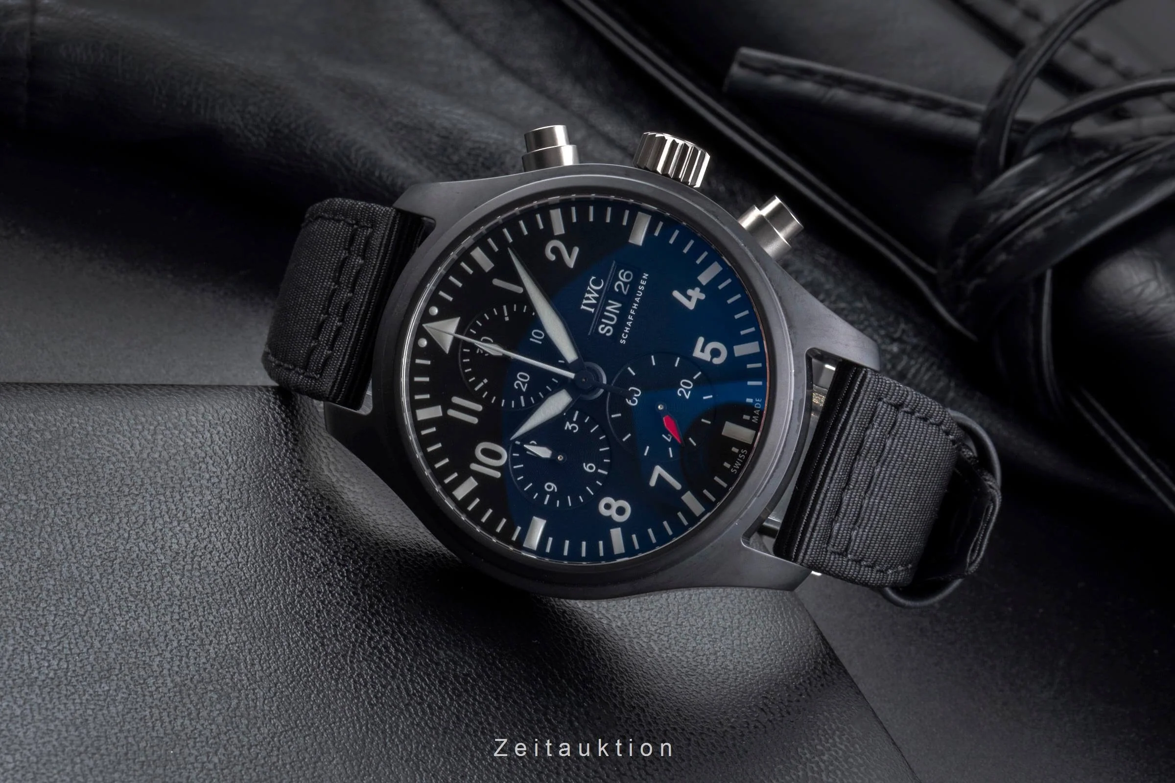 IWC Fliegerchronograph chronograph ceramic / titanium automatic men's watch IW389101 LP: 9900EUR  [2502059] - Image 3