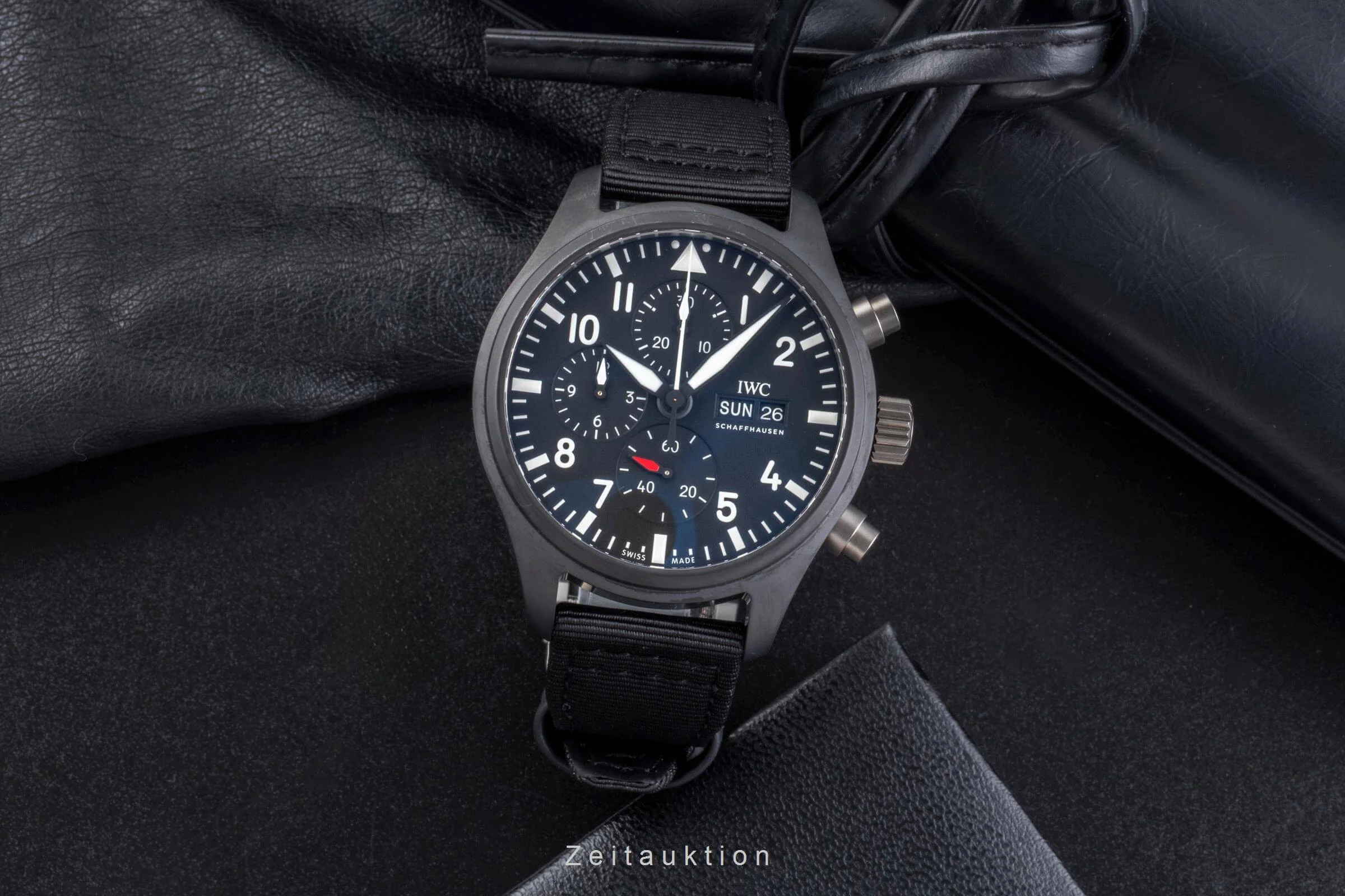 IWC Fliegerchronograph chronograph ceramic / titanium automatic men's watch IW389101 LP: 9900EUR  [2502059] - Image 4