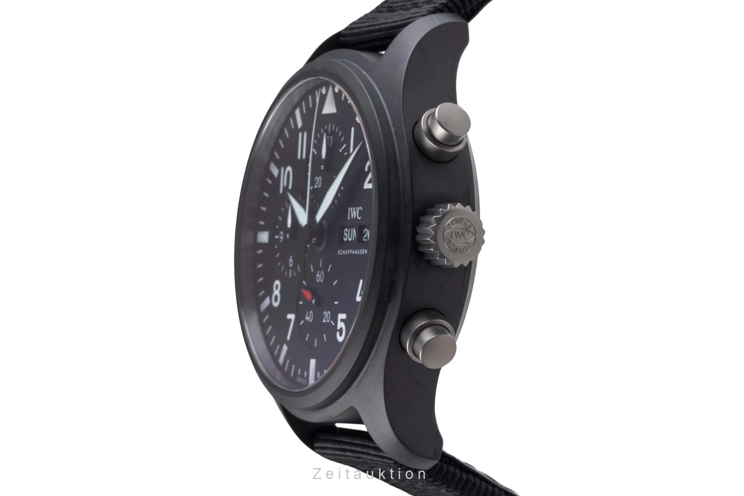 IWC Fliegerchronograph chronograph ceramic / titanium automatic men's watch IW389101 LP: 9900EUR  [2502059] - Image 7