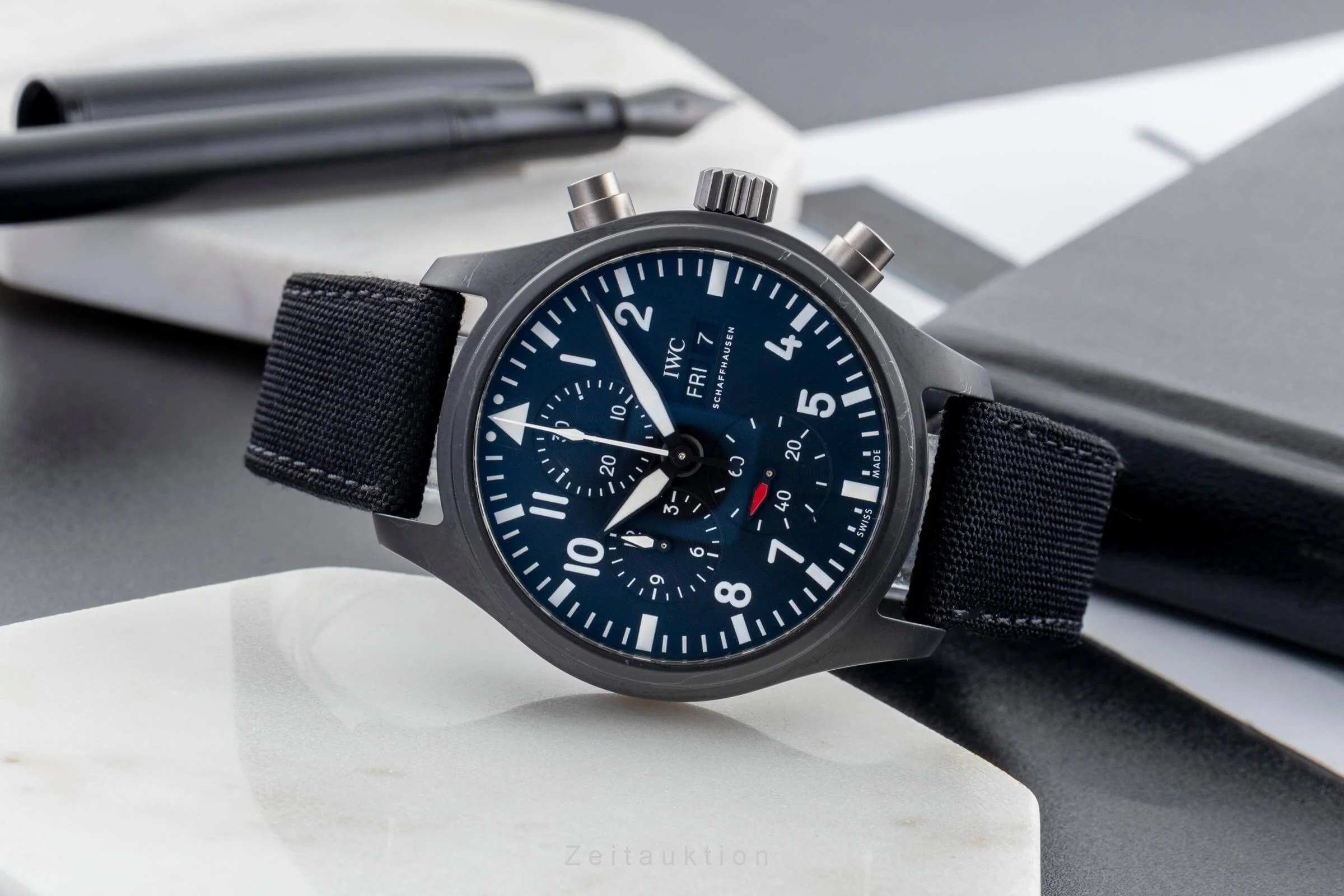 IWC Fliegerchronograph chronograph ceramic / titanium automatic men's watch IW389101 LP: 9900EUR  [2502162] - Image 3