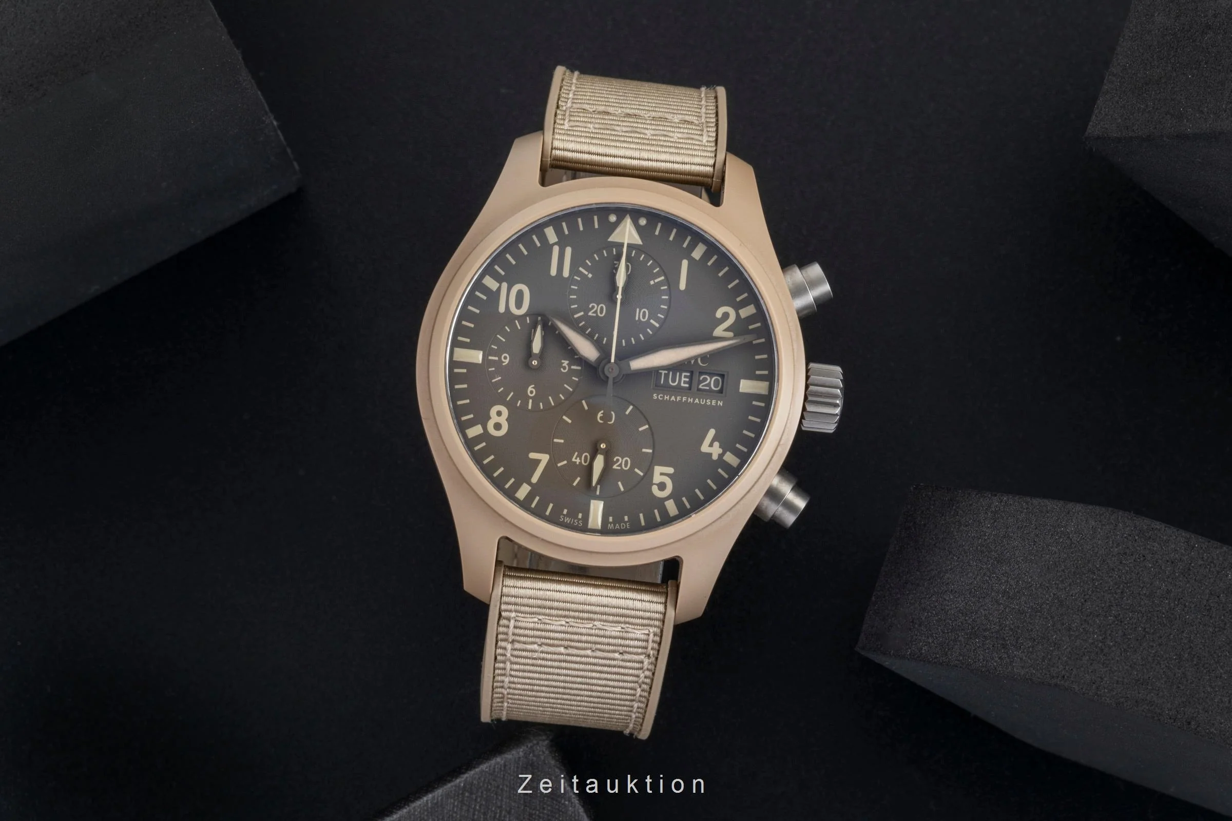 IWC Fliegerchronograph chronograph ceramic / titanium automatic men's watch IW389402 LP: 12700EUR  [2506779] - Image 4