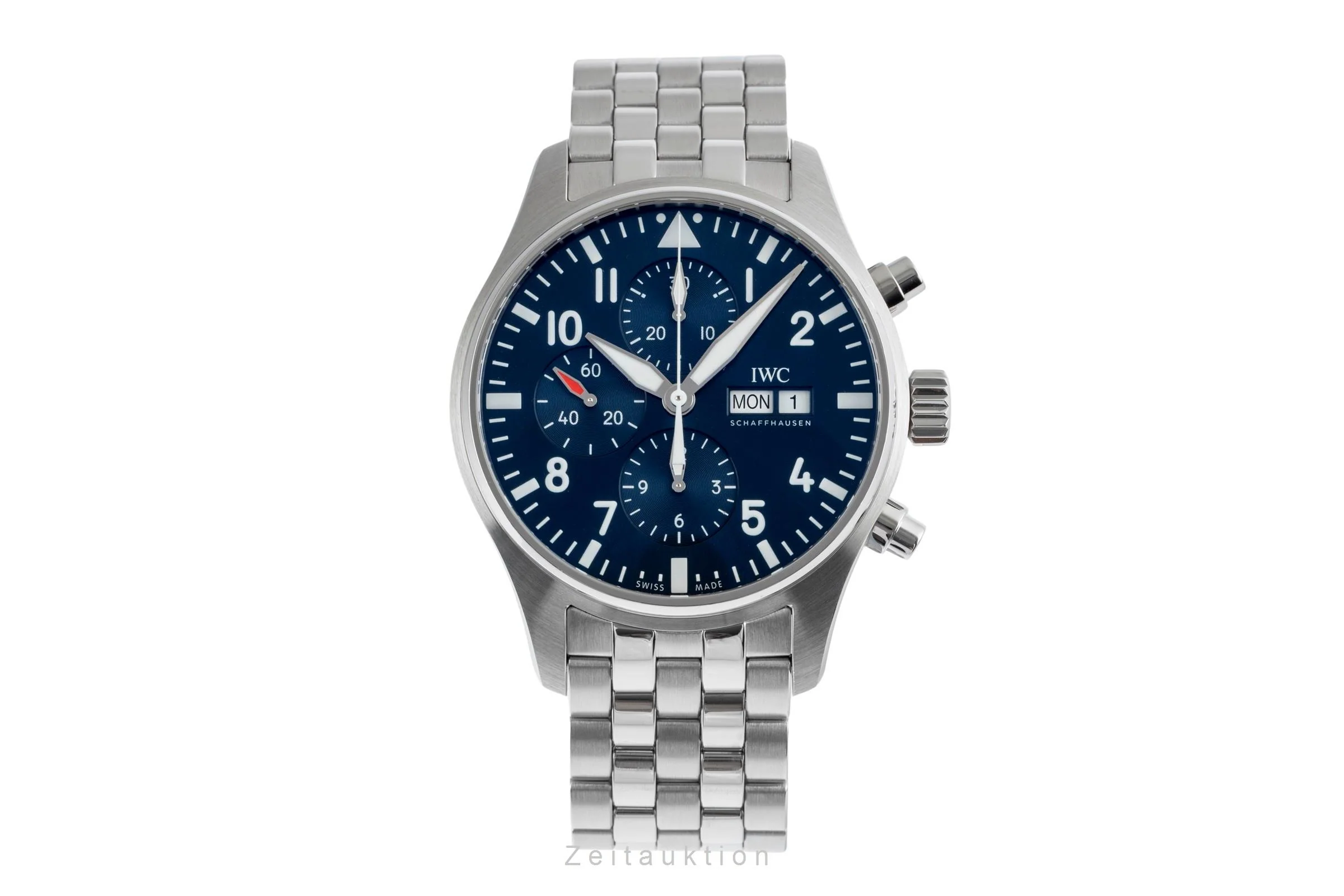 IWC Fliegerchronograph chronograph steel automatic men's watch LP: 9500EUR  [2502458] - Image 5