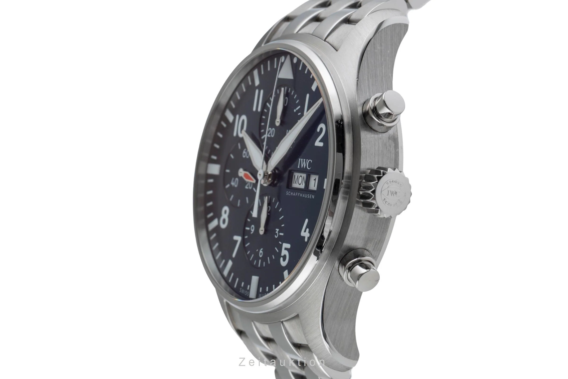 IWC Fliegerchronograph chronograph steel automatic men's watch LP: 9500EUR  [2502458] - Image 7