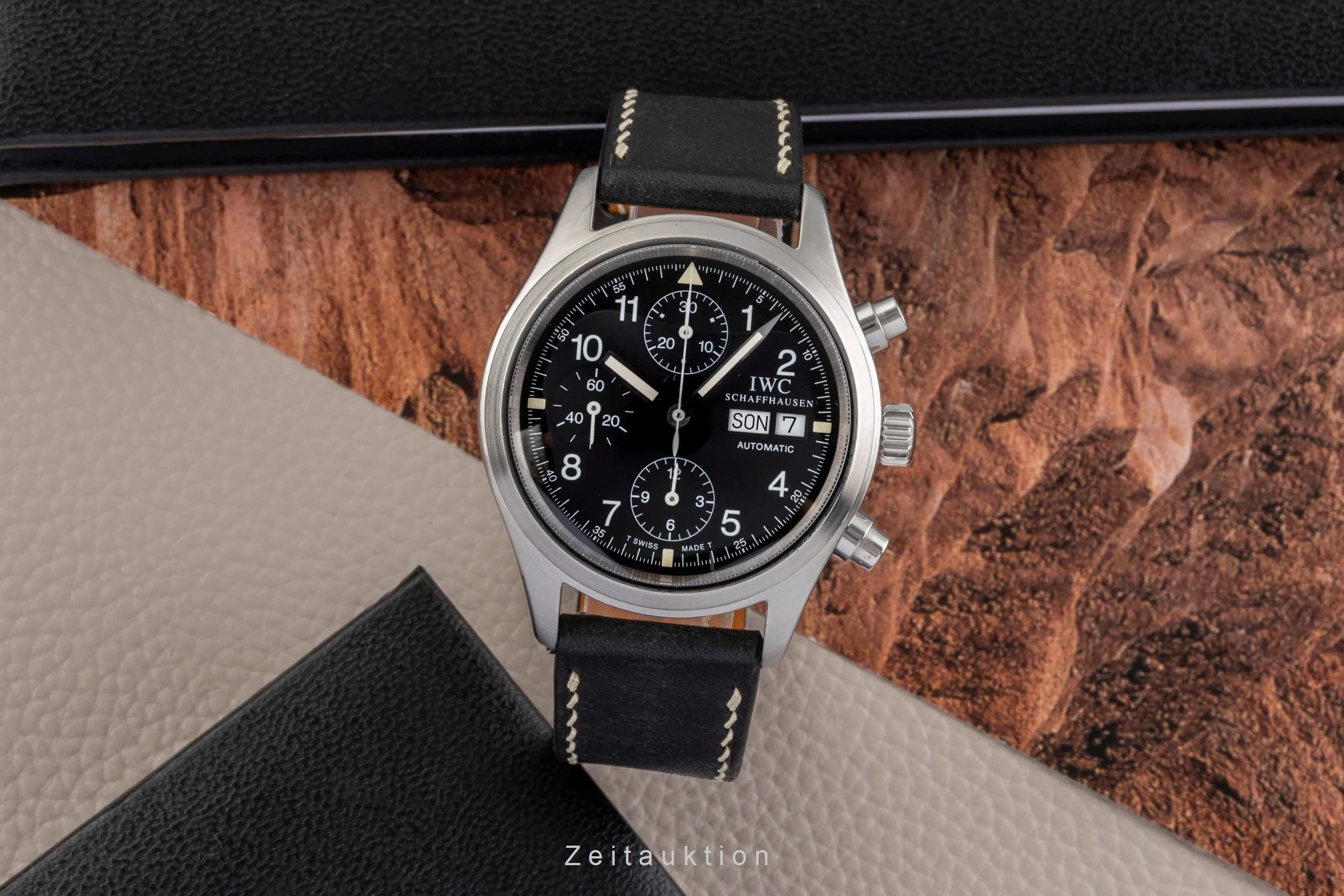 IWC Fliegerchronograph chronograph steel automatic men's watch IW370601 LP: 7700EUR  [2502709] - Image 4