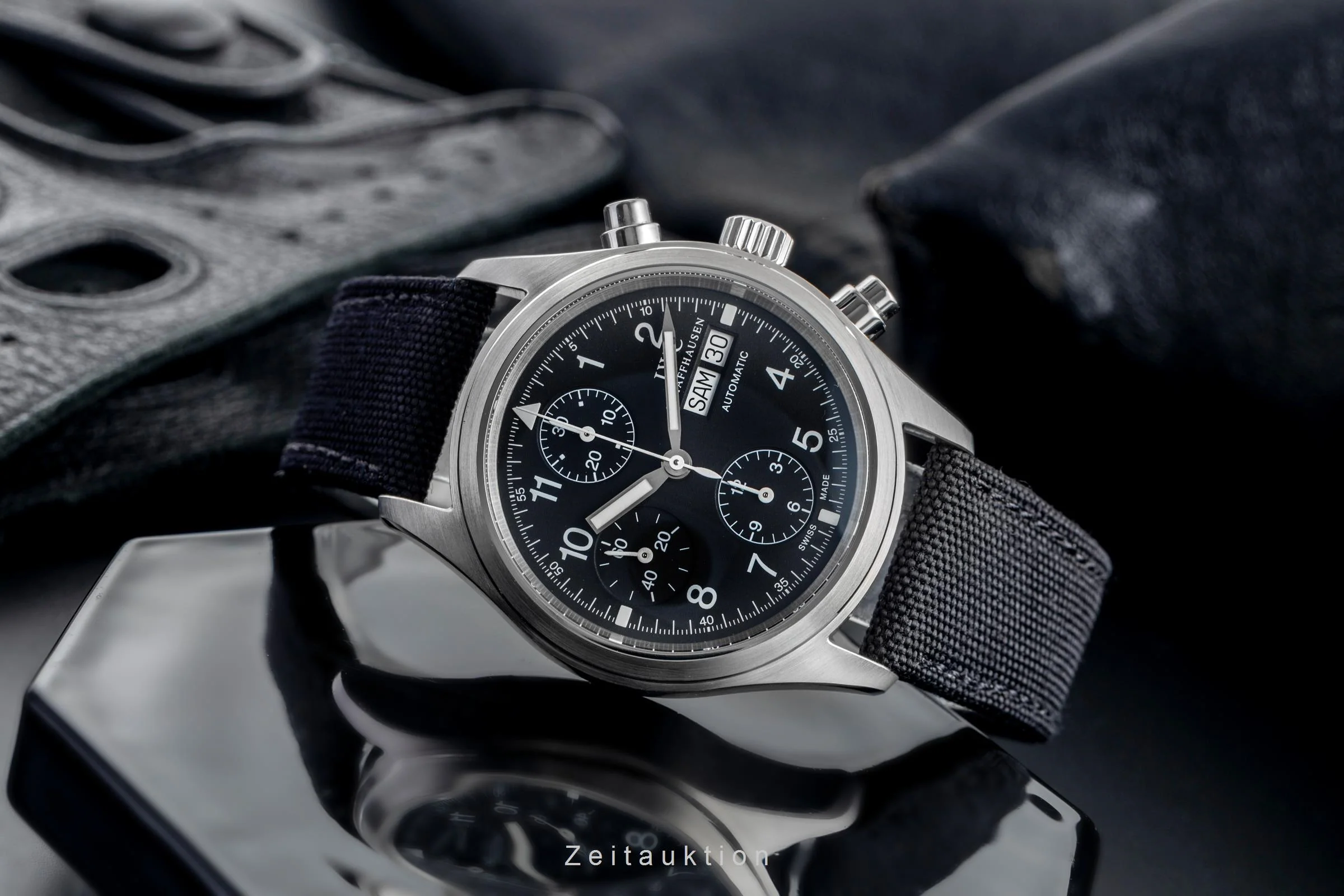 IWC Fliegerchronograph chronograph steel automatic men's watch IW370601  [2504244] - Image 3