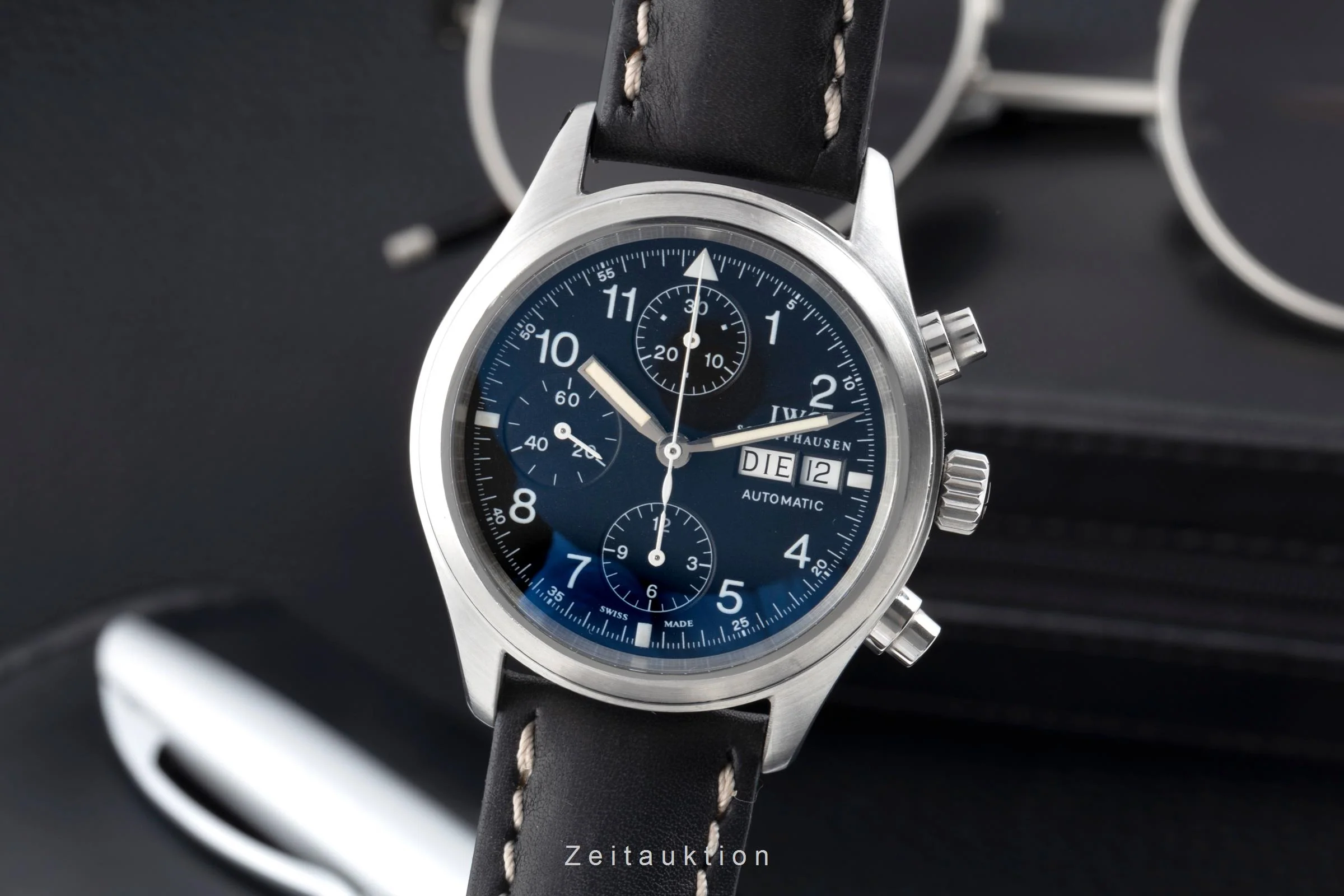 IWC Fliegerchronograph chronograph steel automatic men's watch IW370601 LP: 7800EUR  [2505997] - Image 2