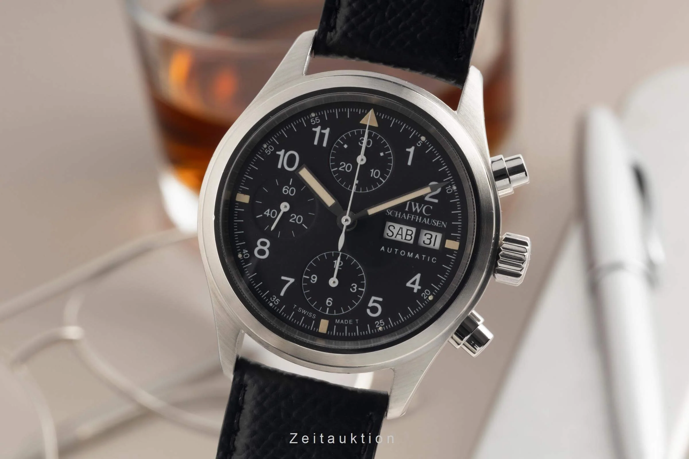 IWC Fliegerchronograph chronograph steel automatic men's watch IW370602 LP: 8300EUR  [2501152] - Image 2