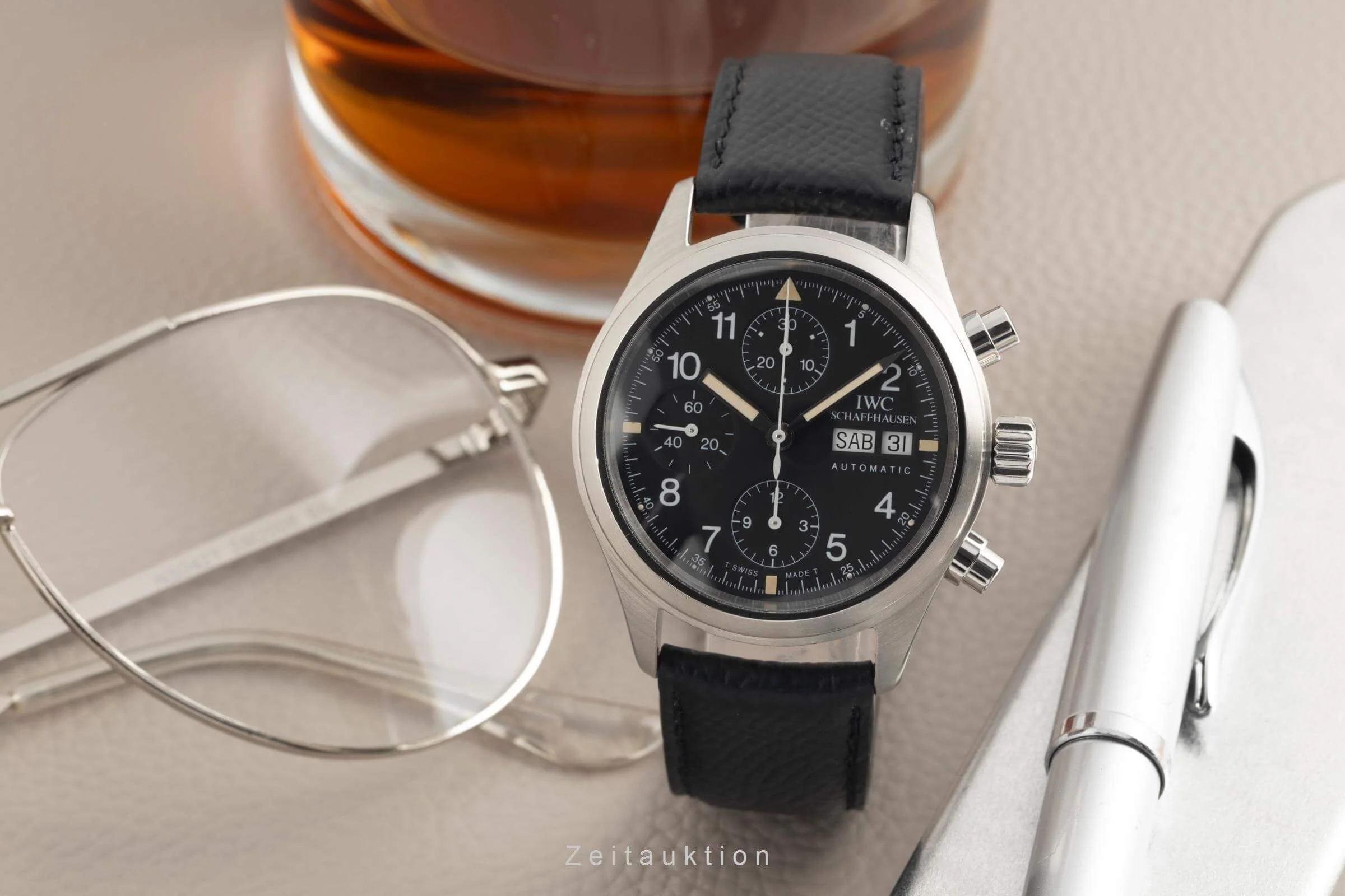 IWC Fliegerchronograph chronograph steel automatic men's watch IW370602 LP: 8300EUR  [2501152] - Image 4
