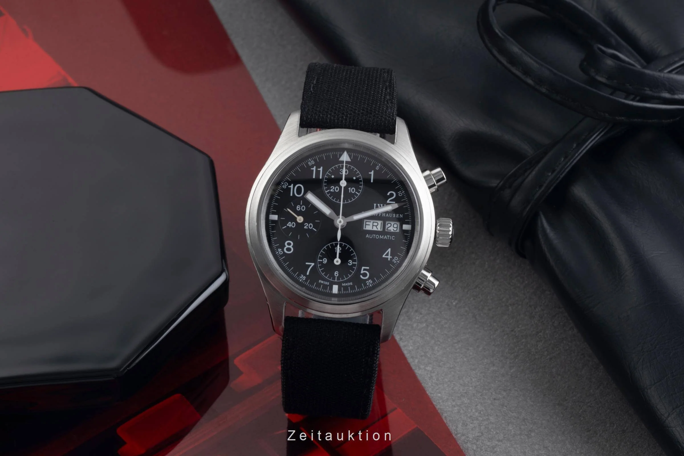 IWC Fliegerchronograph chronograph steel automatic men's watch IW370603 LP: 7900EUR  [2406413] - Image 3
