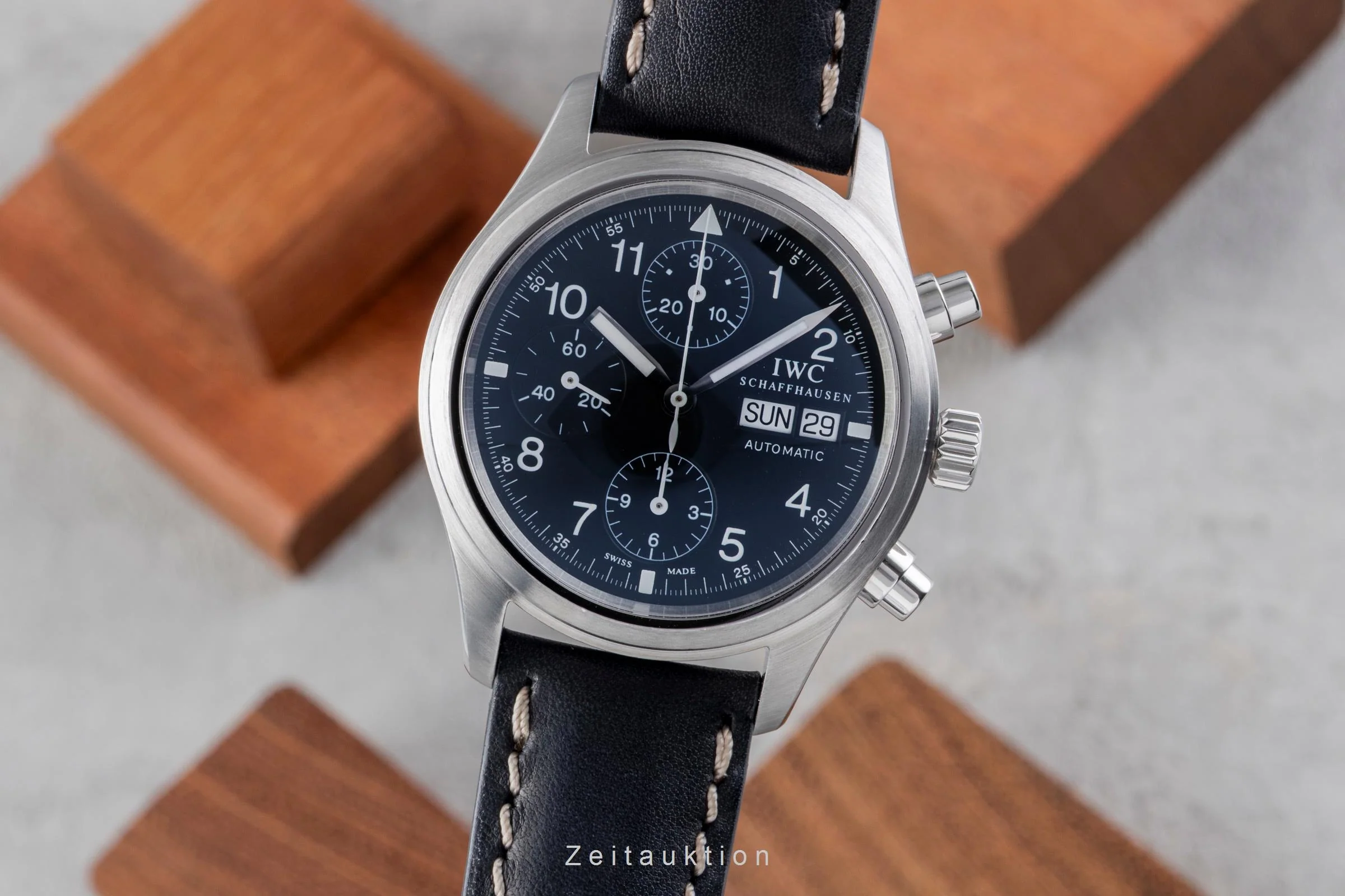 IWC Fliegerchronograph chronograph steel automatic men's watch IW370603 LP: 7700EUR  [2505069] - Image 2