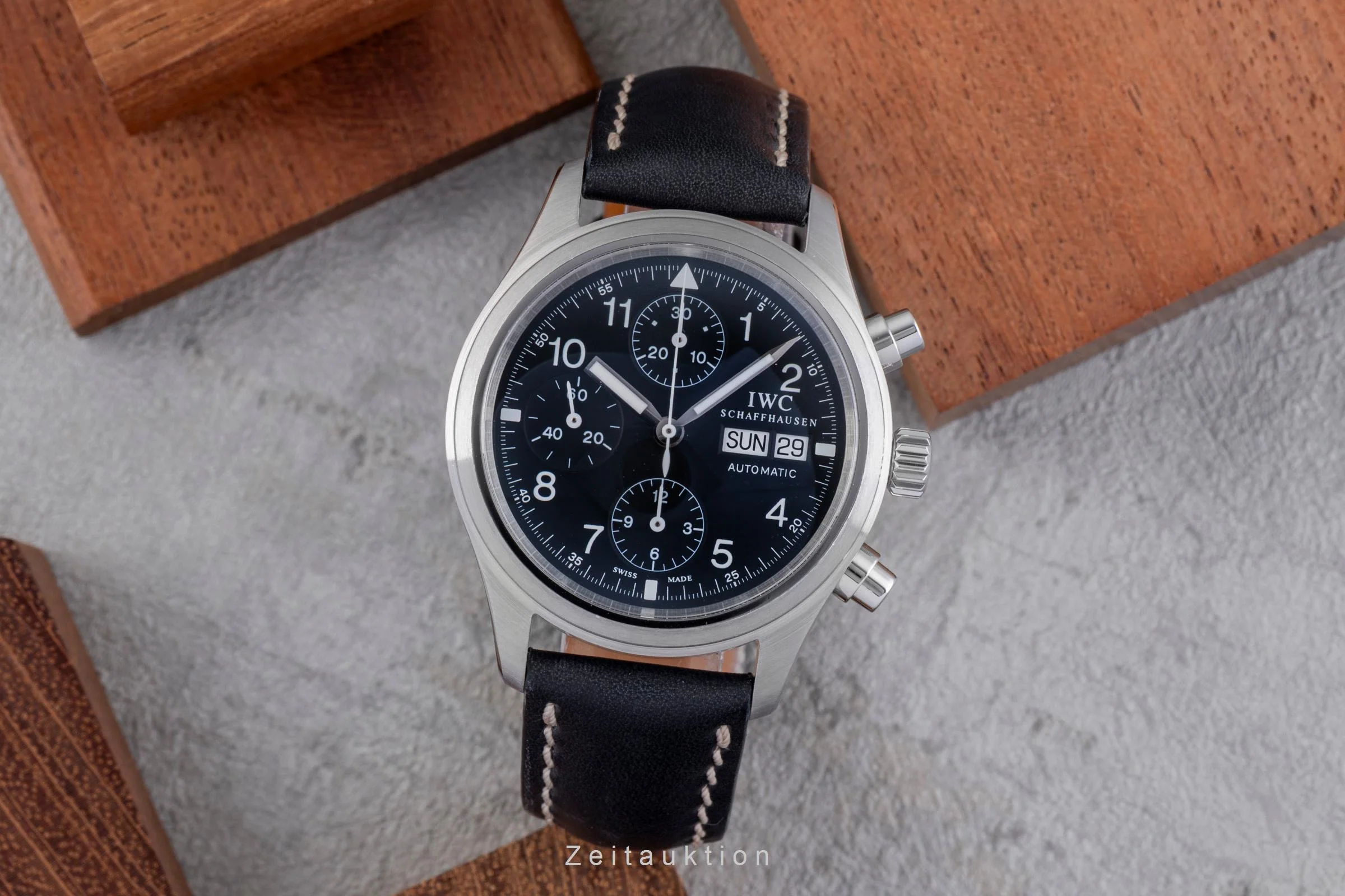 IWC Fliegerchronograph chronograph steel automatic men's watch IW370603 LP: 7700EUR  [2505069] - Image 4