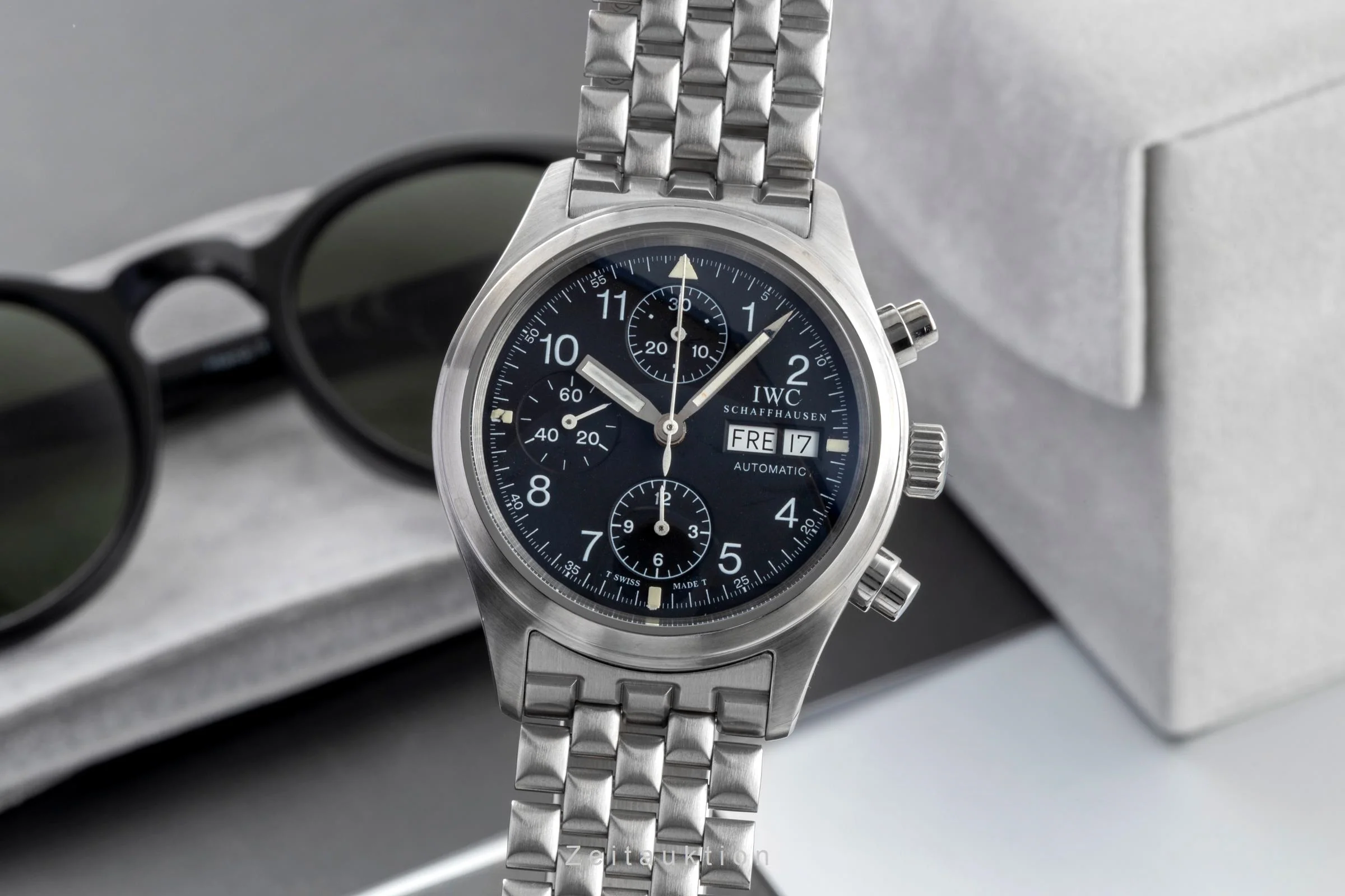 IWC Fliegerchronograph chronograph steel automatic men's watch IW370605  [2600687] - Image 2