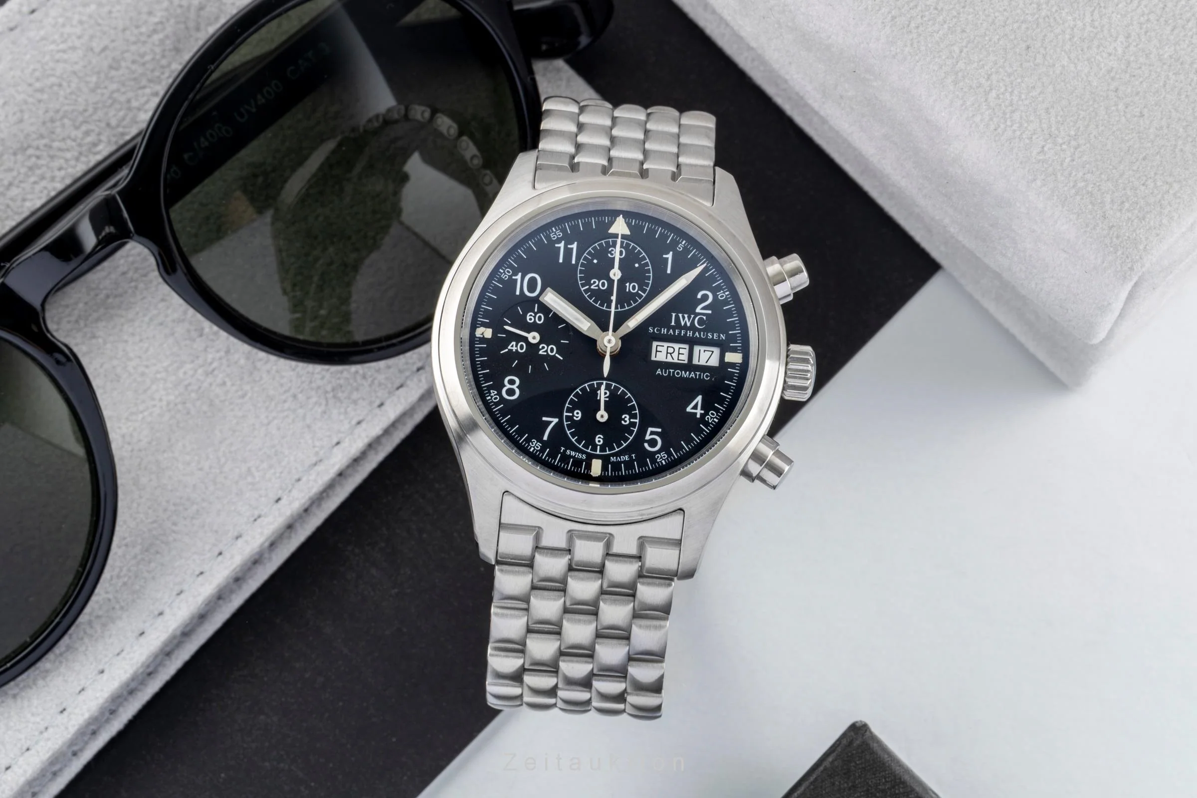 IWC Fliegerchronograph chronograph steel automatic men's watch IW370605  [2600687] - Image 4