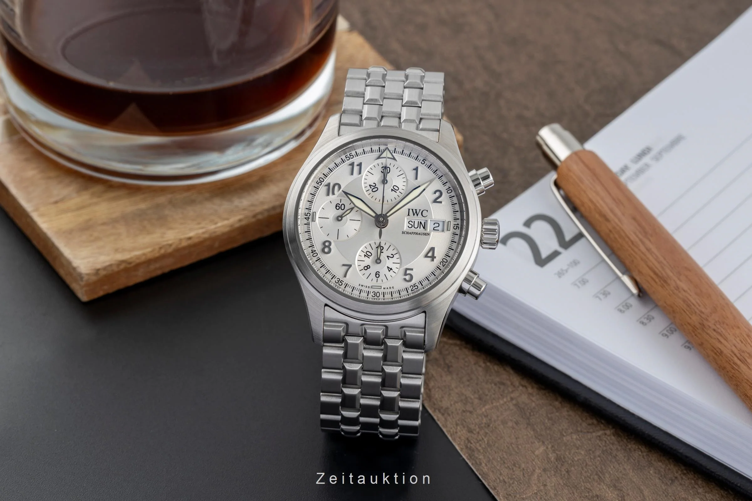 IWC Fliegerchronograph chronograph steel automatic men's watch IW370628 LP: 8600EUR  [2504316] - Image 4