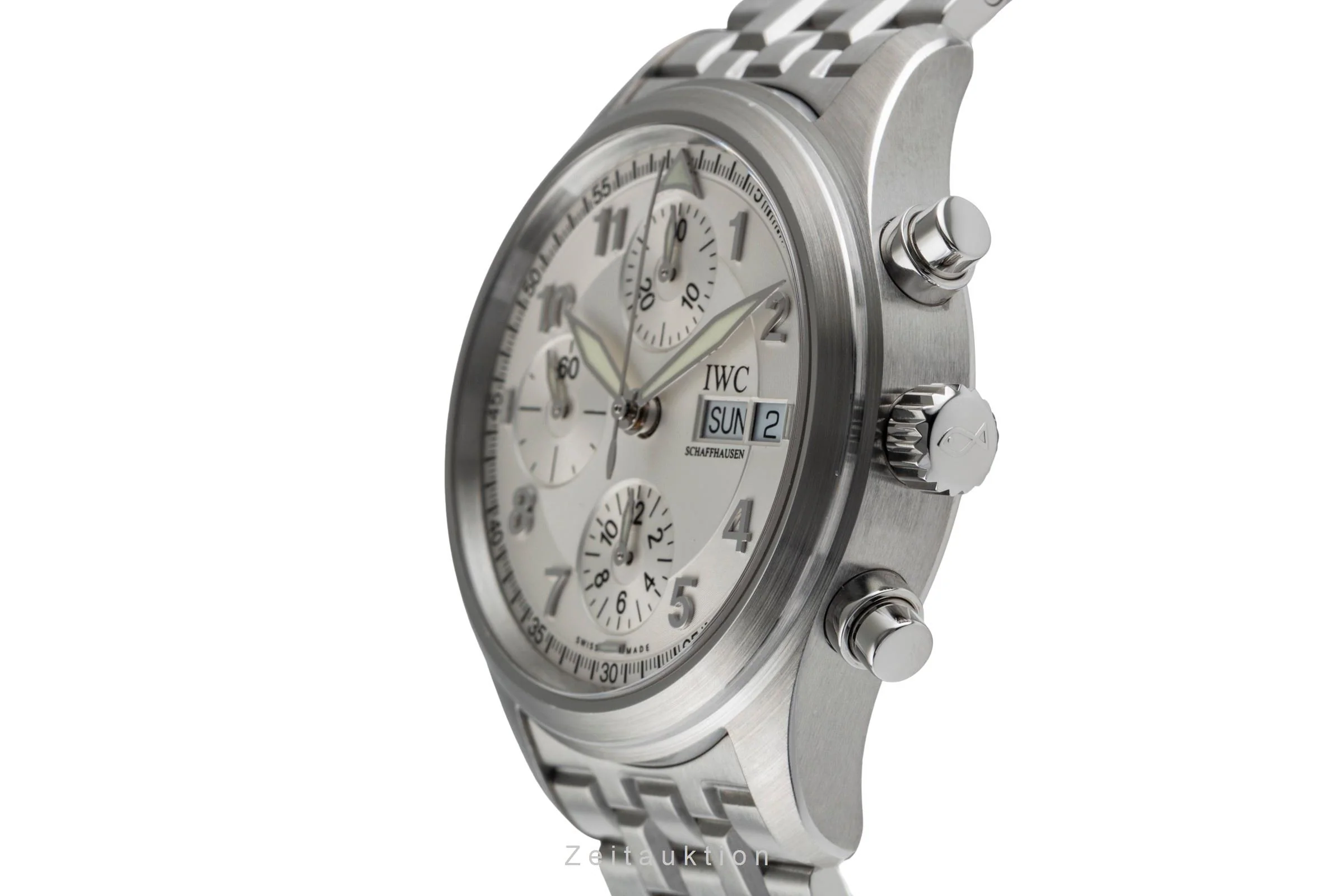 IWC Fliegerchronograph chronograph steel automatic men's watch IW370628 LP: 8600EUR  [2504316] - Image 7