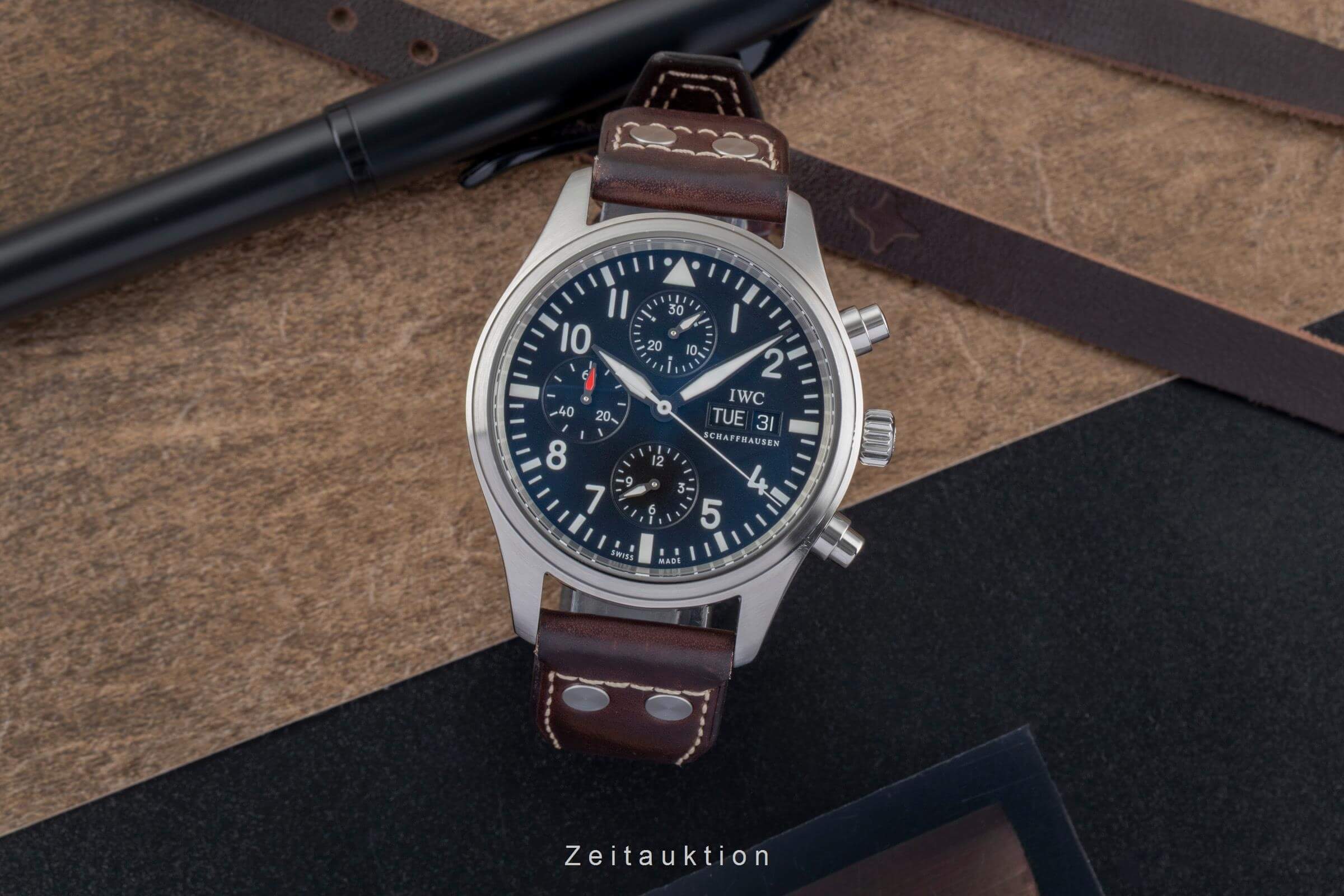 IWC Fliegerchronograph chronograph steel automatic men's watch IW371701 LP: 7700EUR  [2501537] - Image 4