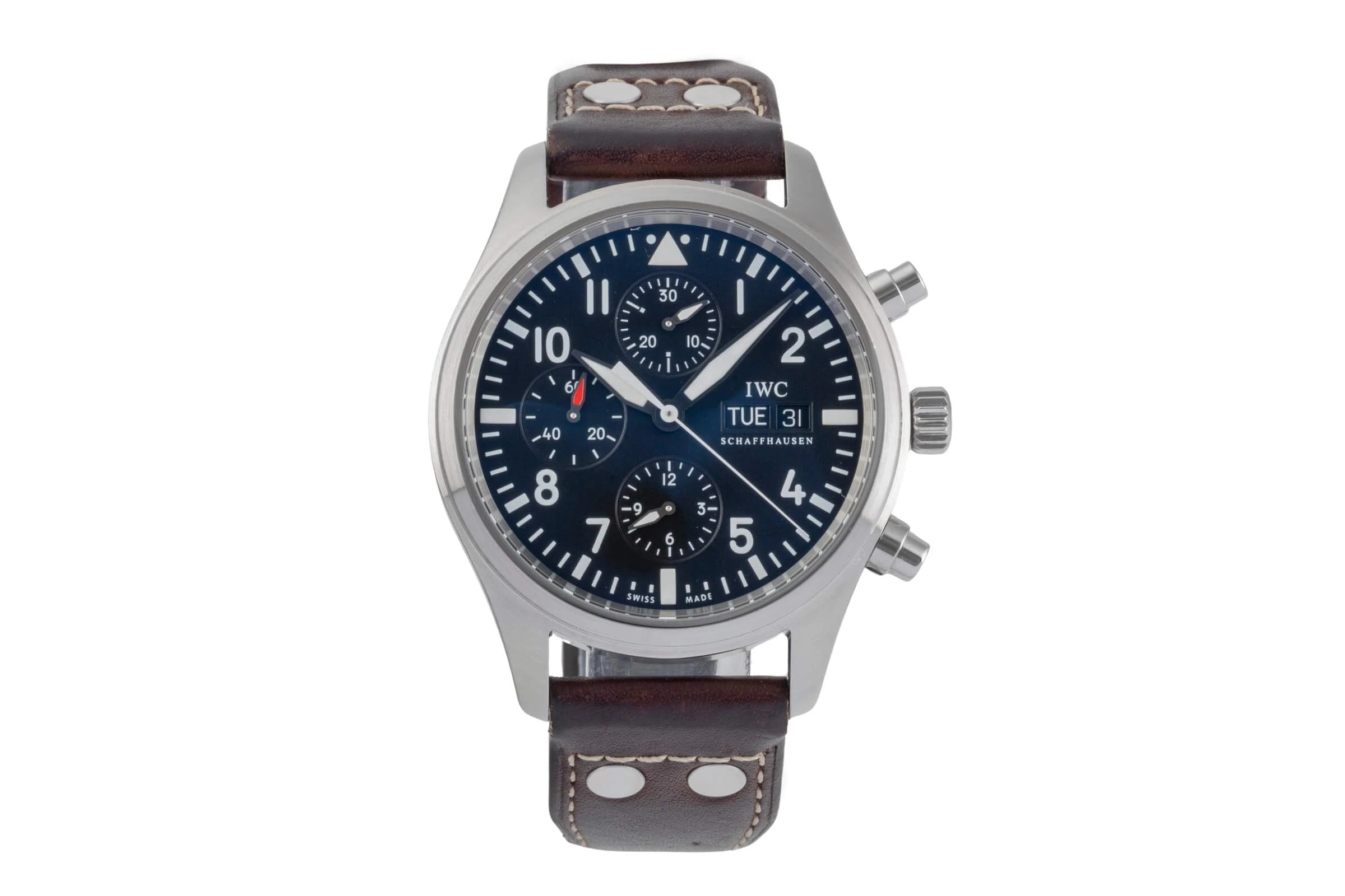 IWC Fliegerchronograph chronograph steel automatic men's watch IW371701 LP: 7700EUR  [2501537] - Image 5