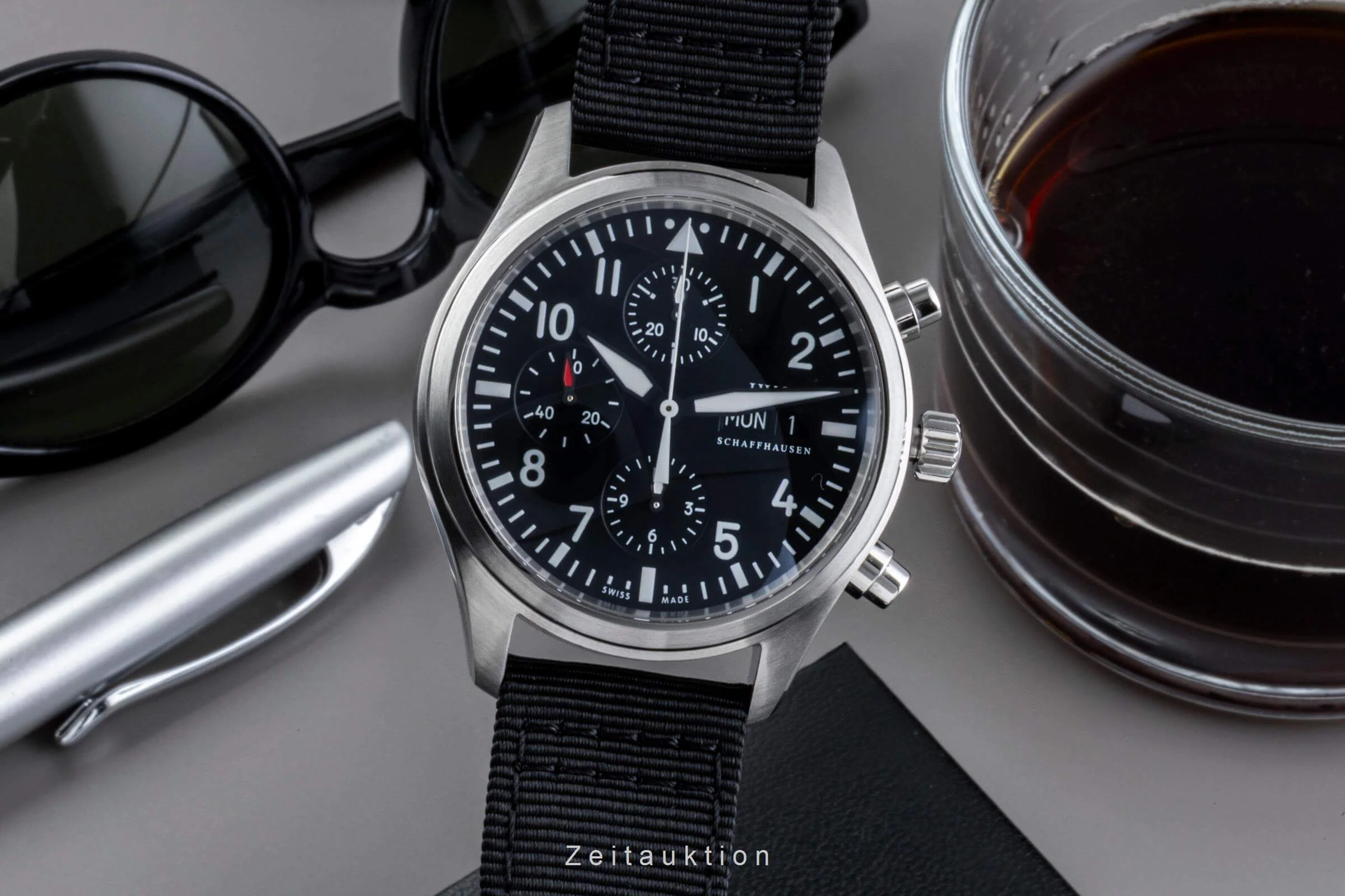 IWC Fliegerchronograph chronograph steel automatic men's watch IW371701  [2501811] - Image 2