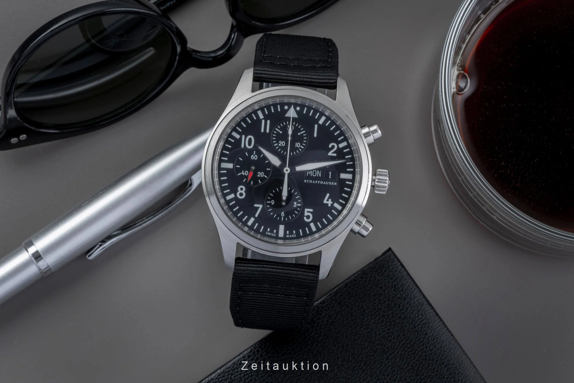 IWC Fliegerchronograph chronograph steel automatic men's watch IW371701  [2501811] - Image 4