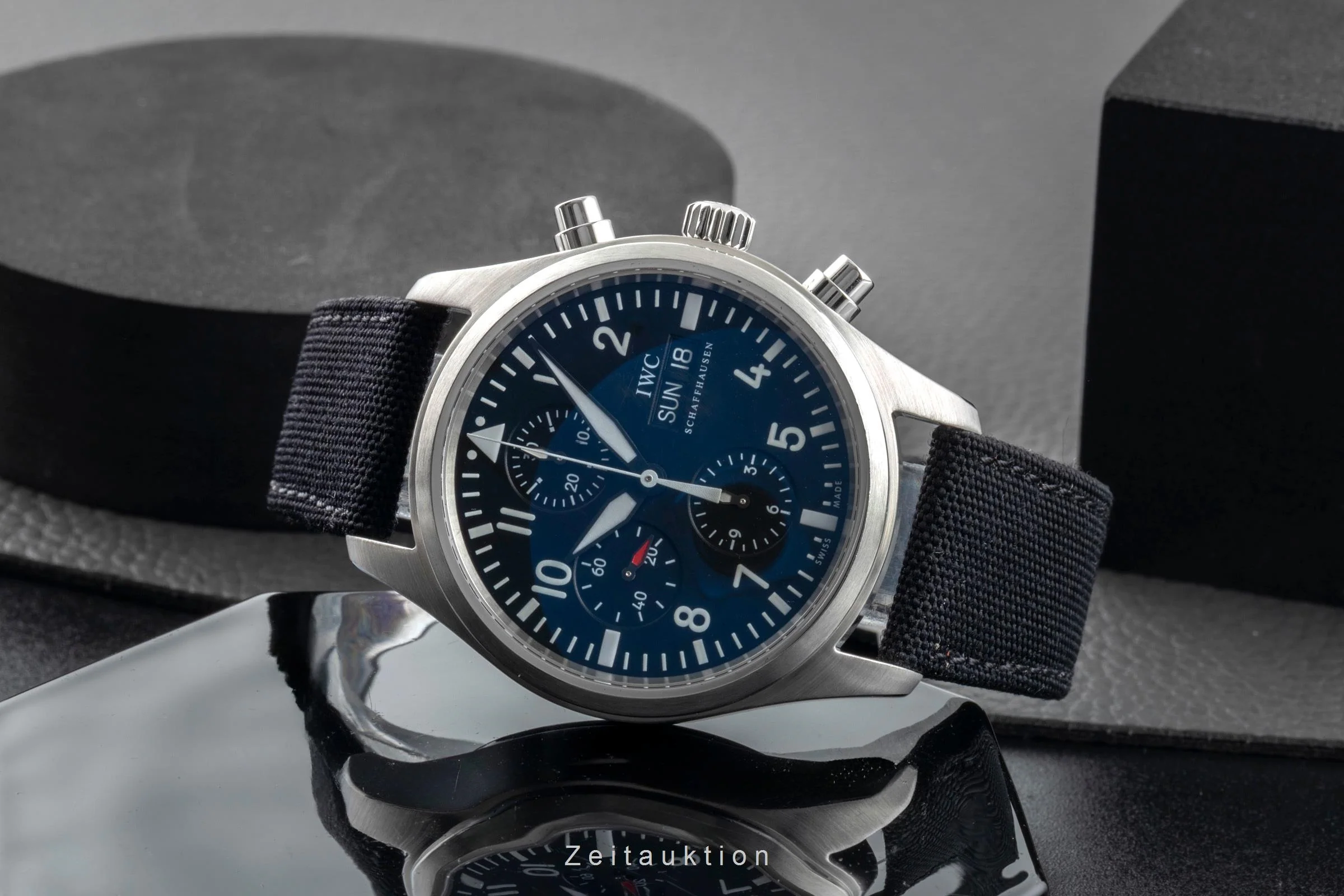 IWC Fliegerchronograph chronograph steel automatic men's watch IW371701  [2505485] - Image 3