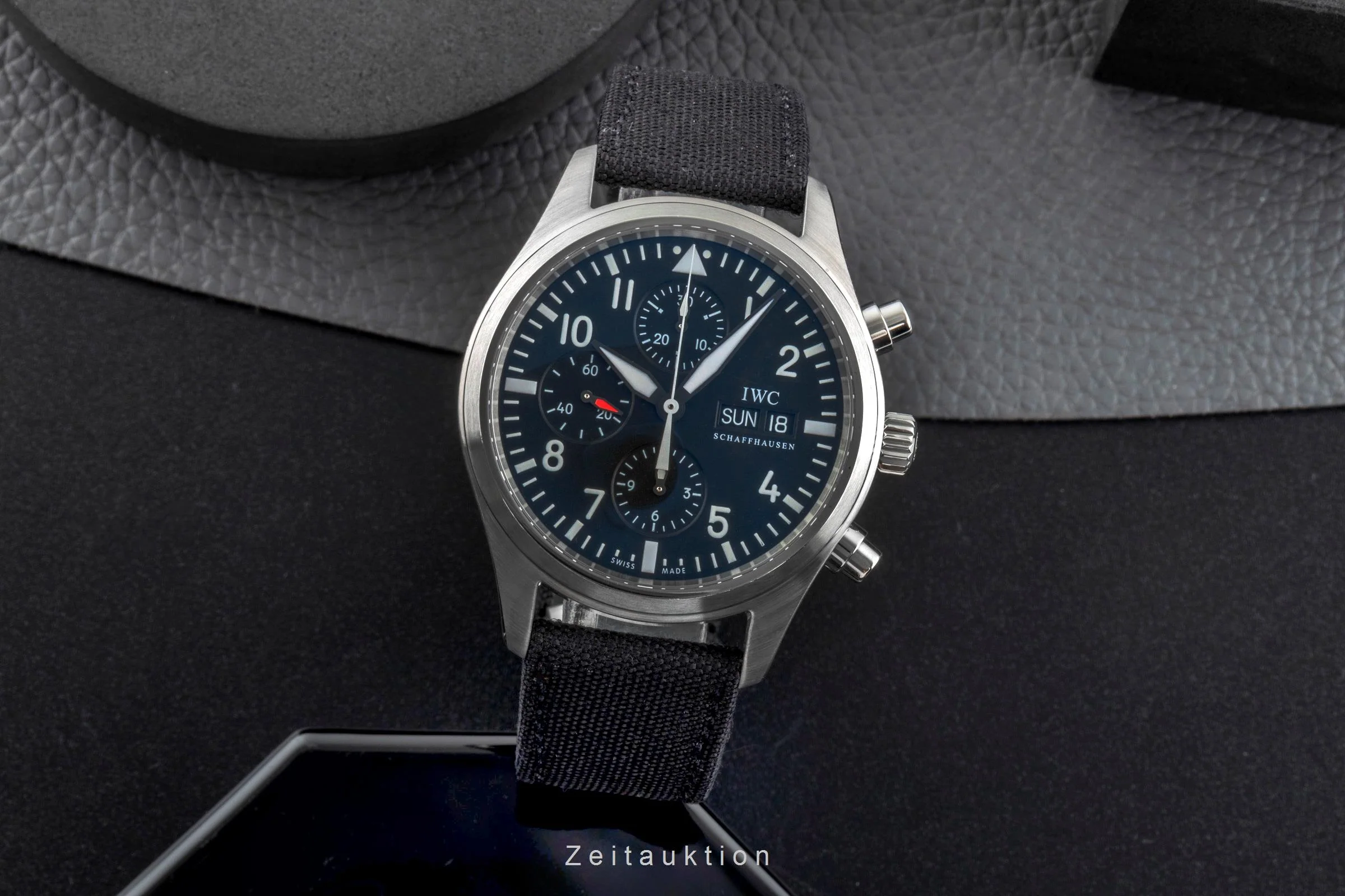 IWC Fliegerchronograph chronograph steel automatic men's watch IW371701  [2505485] - Image 4