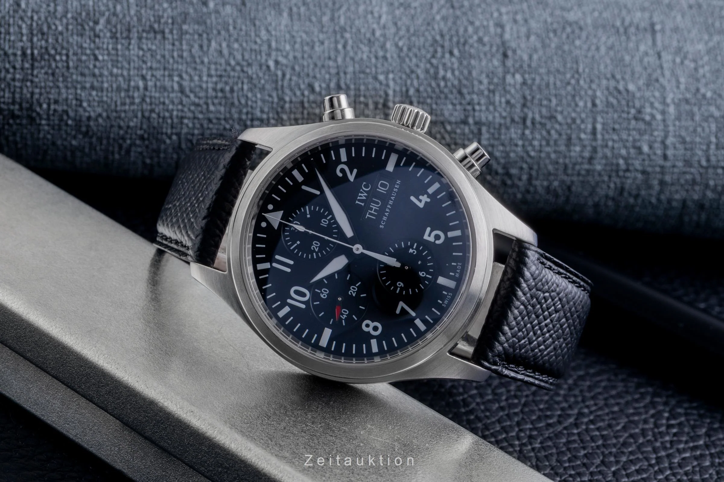 IWC Fliegerchronograph chronograph steel automatic men's watch IW371701 LP: 7800EUR  [2600490] - Image 3